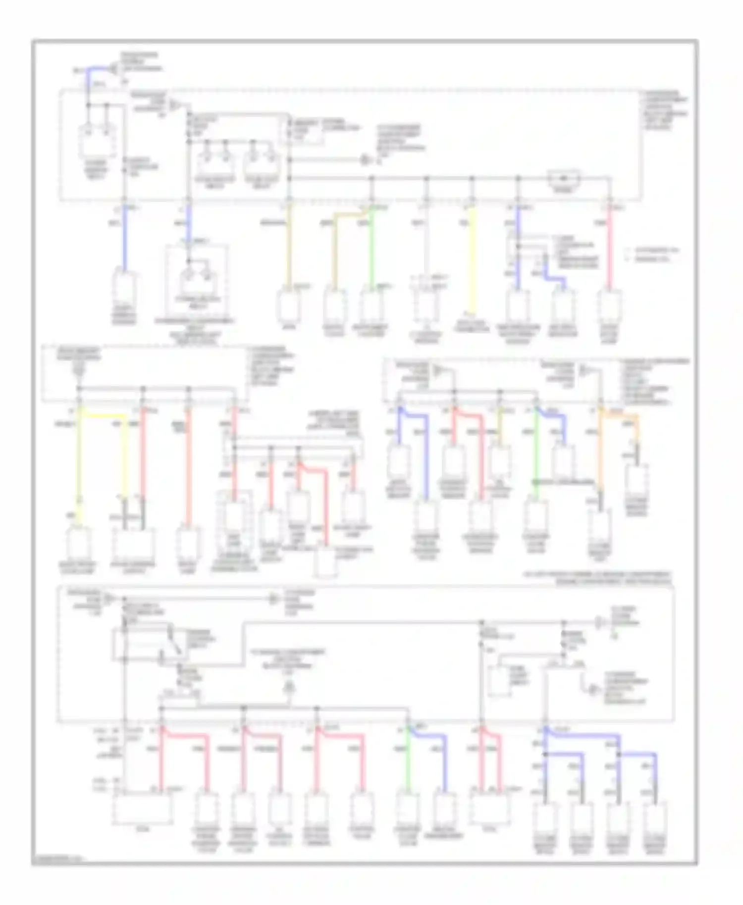 Sonata Hyundai V facelift (2007-2010): Power distribution circuit (2 of 6)