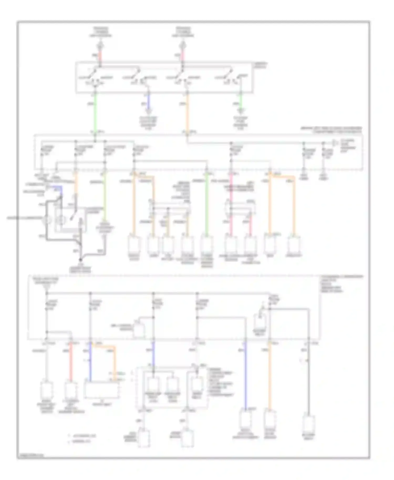 Sonata Hyundai V facelift (2007-2010): Power distribution circuit (4 of 6)