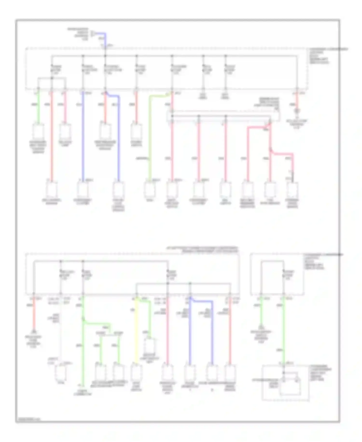 Sonata Hyundai V facelift (2007-2010): Power distribution circuit (5 of 6)