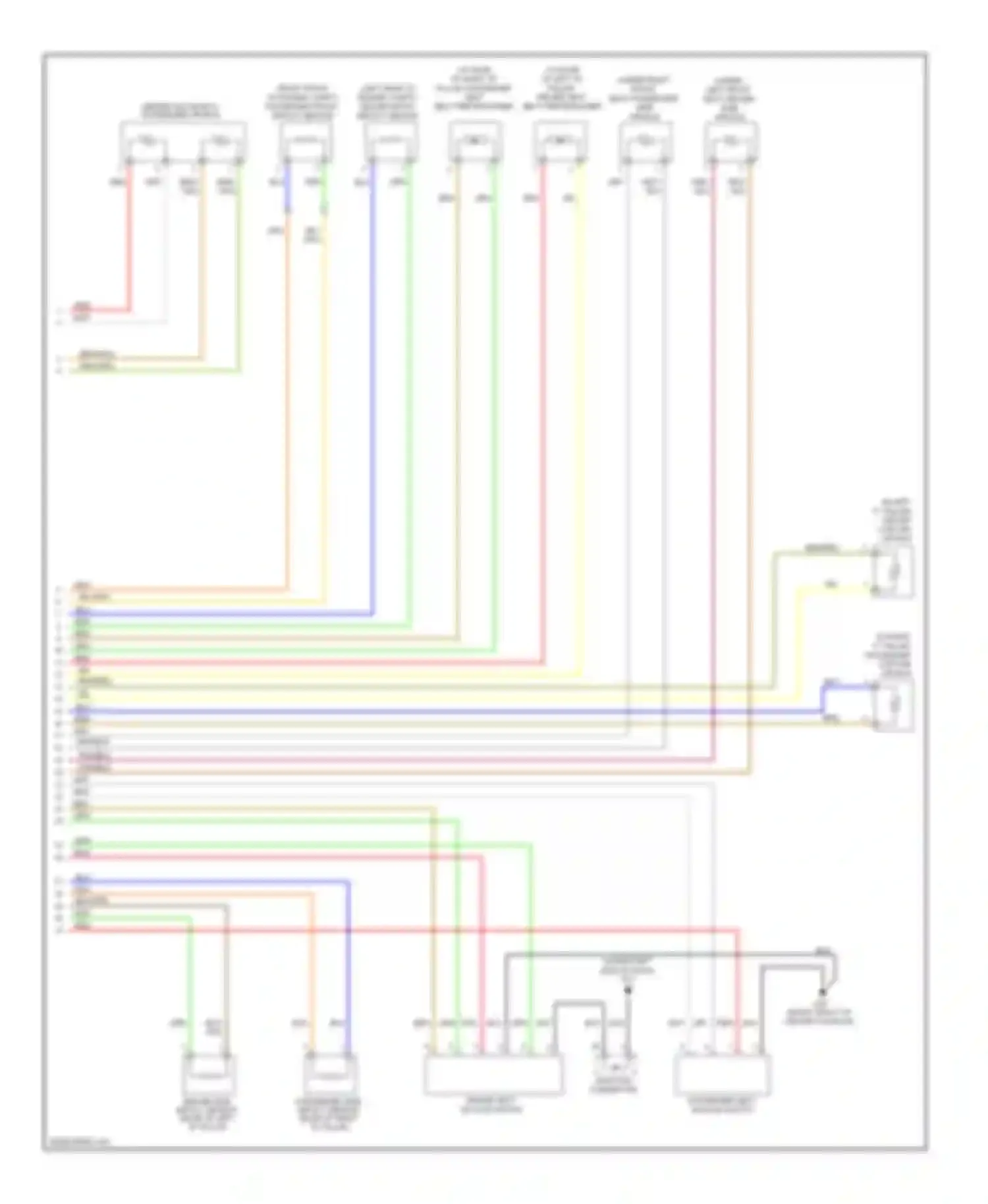 Sonata Hyundai V facelift (2007-2010): Supplemental restraints circuit (2 of 2)