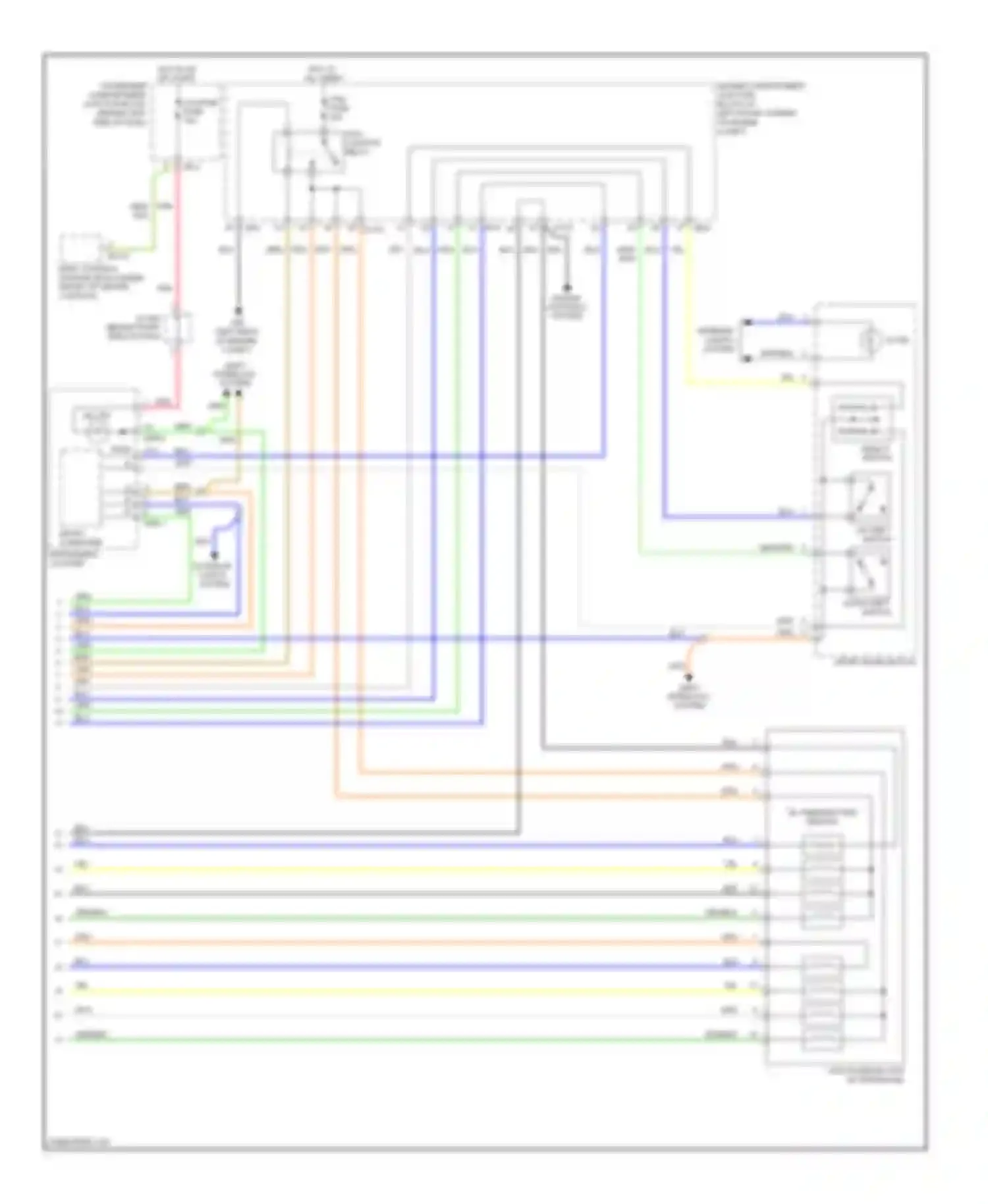 Sonata Hyundai V facelift (2007-2010): 3.3l, transmission circuit (2 of 2)