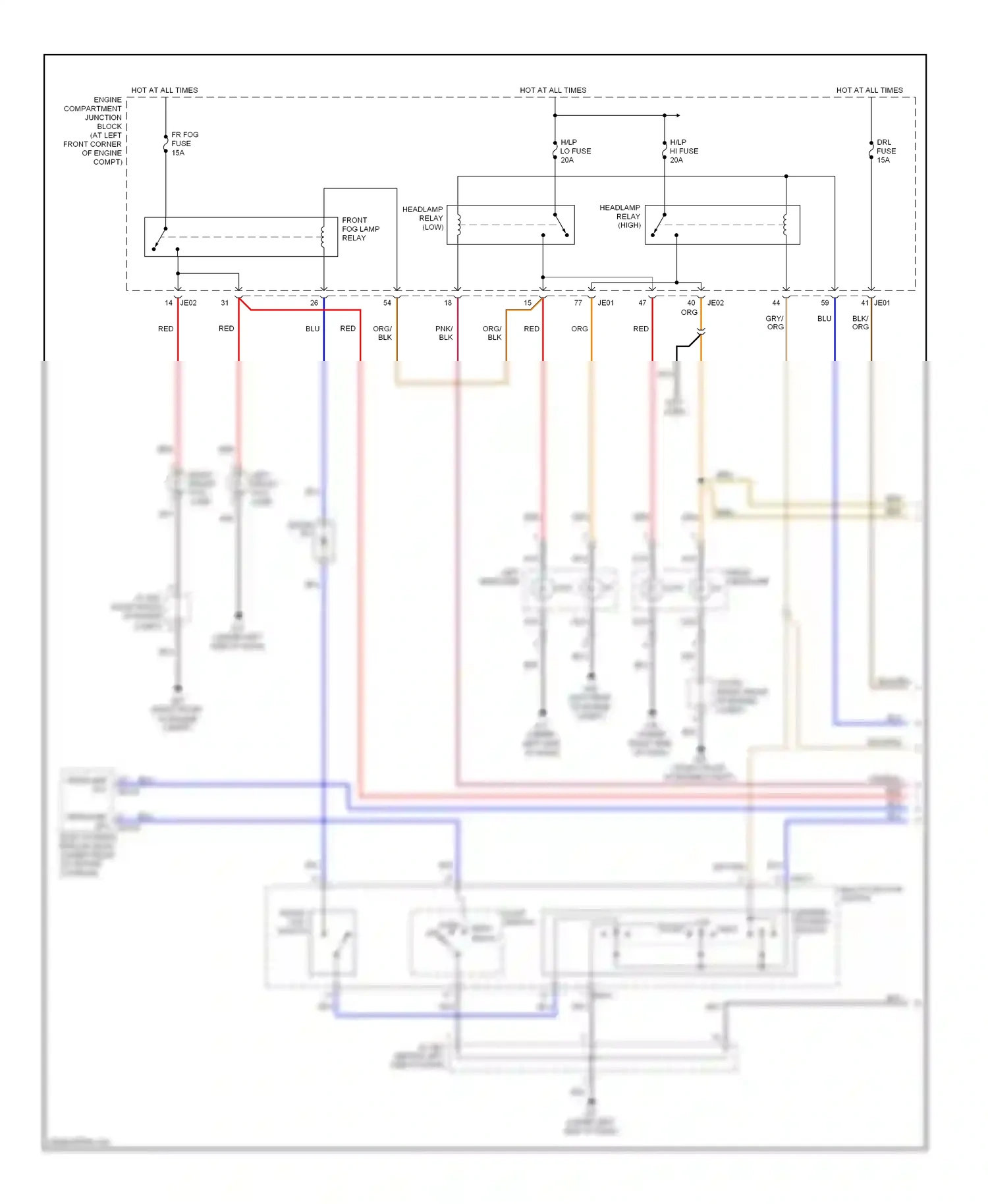 Wiring diagram blk for Hyundai Sonata V facelift (2007-2010) (33 of 68)