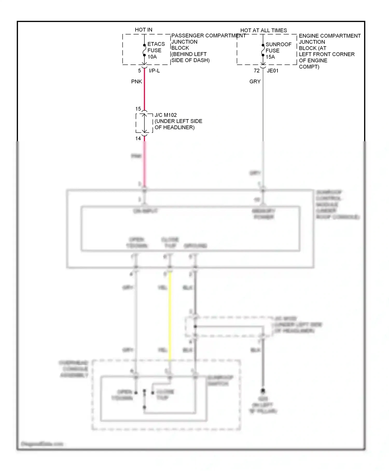 Wiring diagram blk for Hyundai Sonata V facelift (2007-2010) (48 of 68)