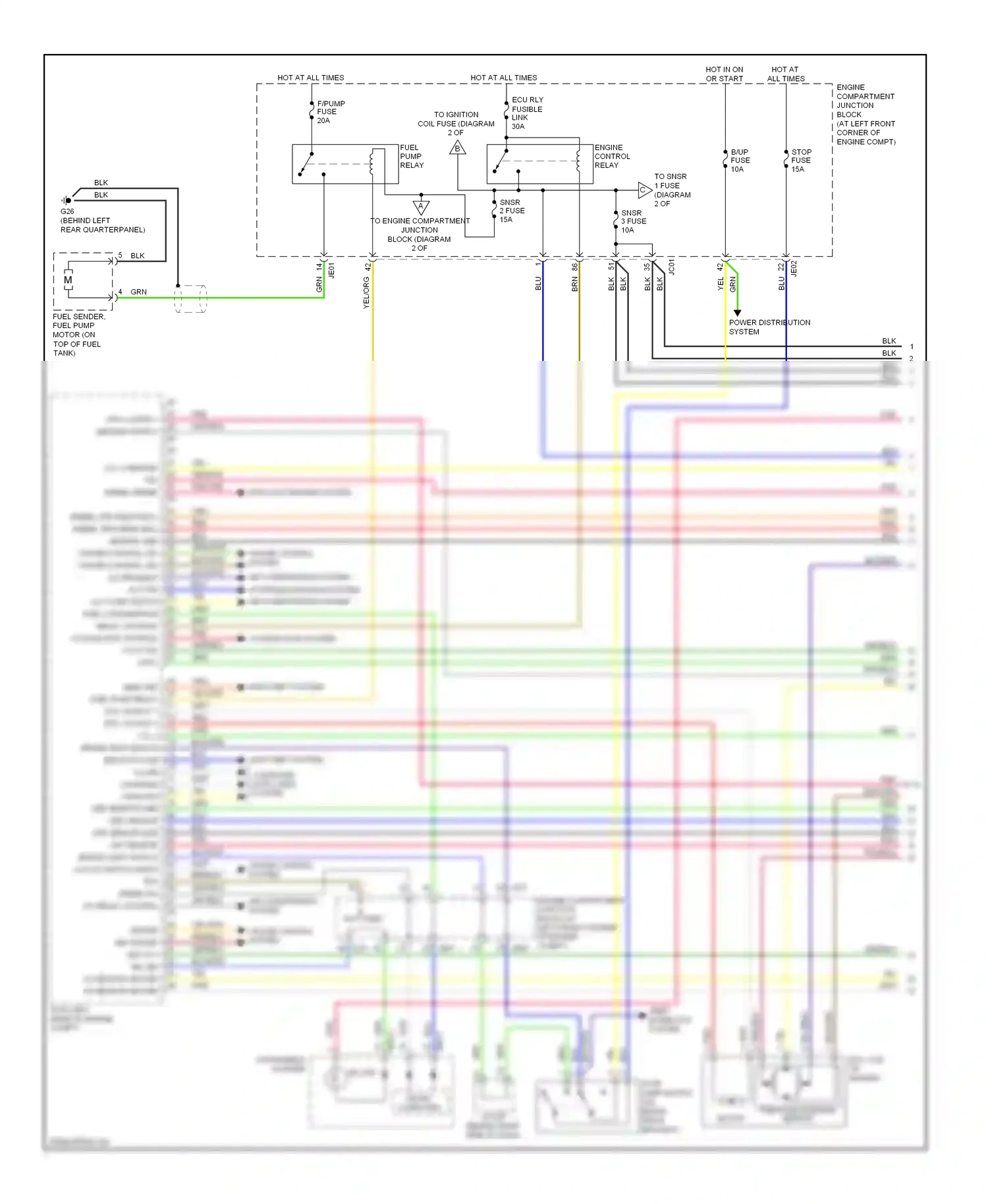 Wiring diagram blu for Hyundai Sonata V facelift (2007-2010) (16 of 63)