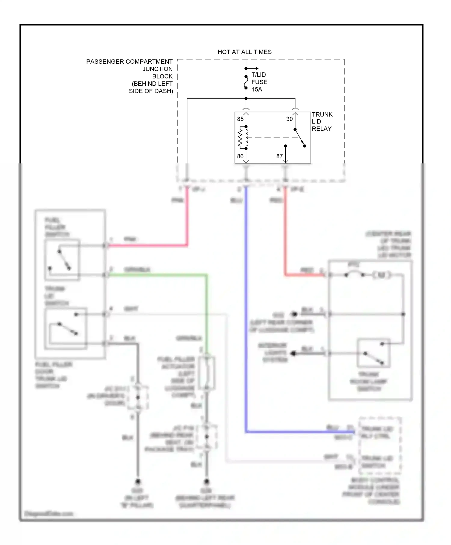 Wiring diagram blu for Hyundai Sonata V facelift (2007-2010) (62 of 63)