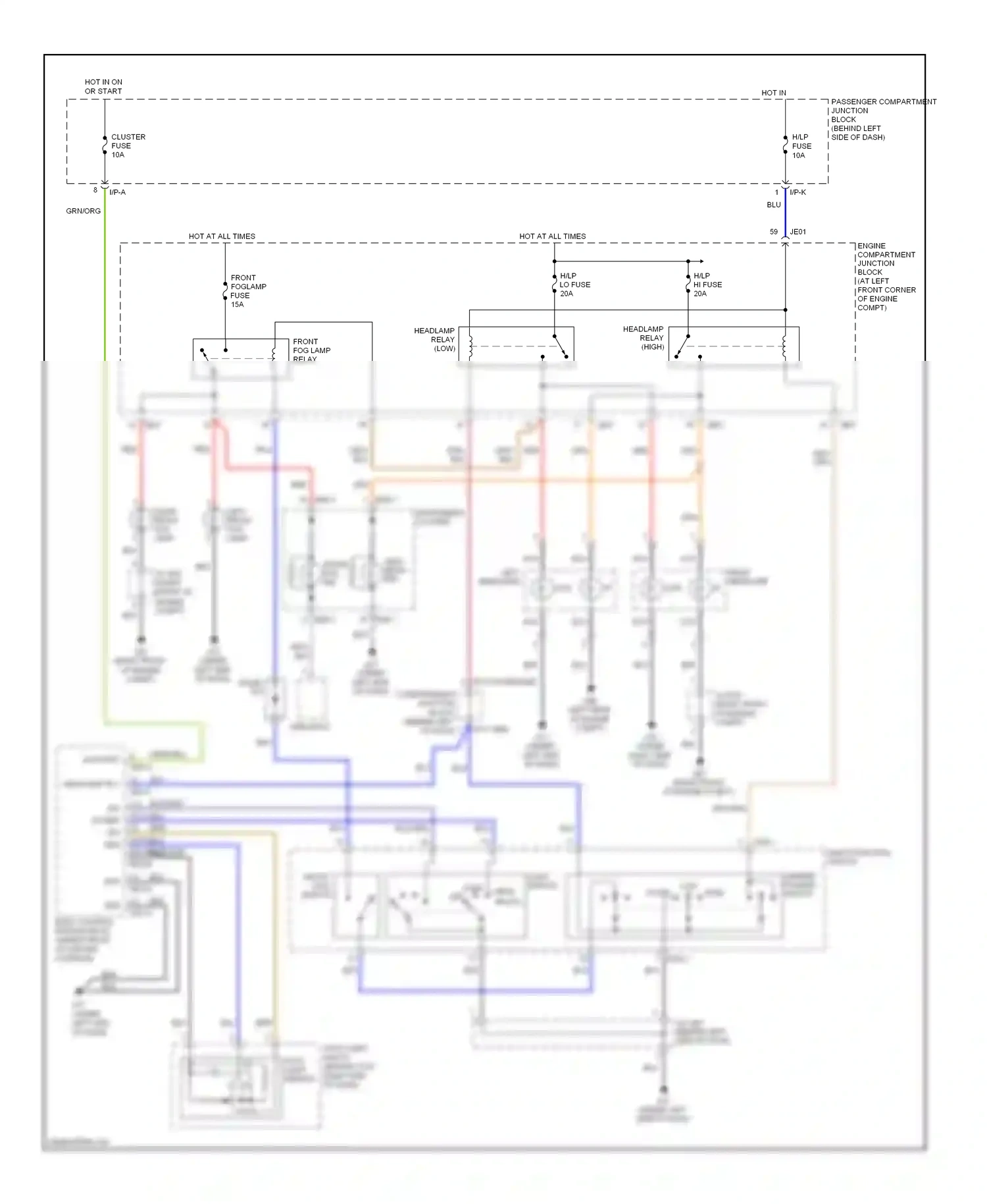 Wiring diagram blu for Hyundai Sonata V facelift (2007-2010) (24 of 63)