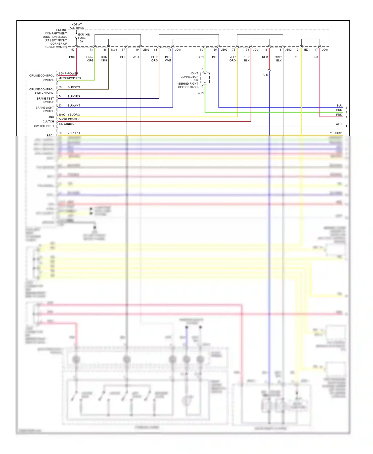 Wiring diagram clock- spring for Hyundai Sonata V facelift (2007-2010) (1 of 6)