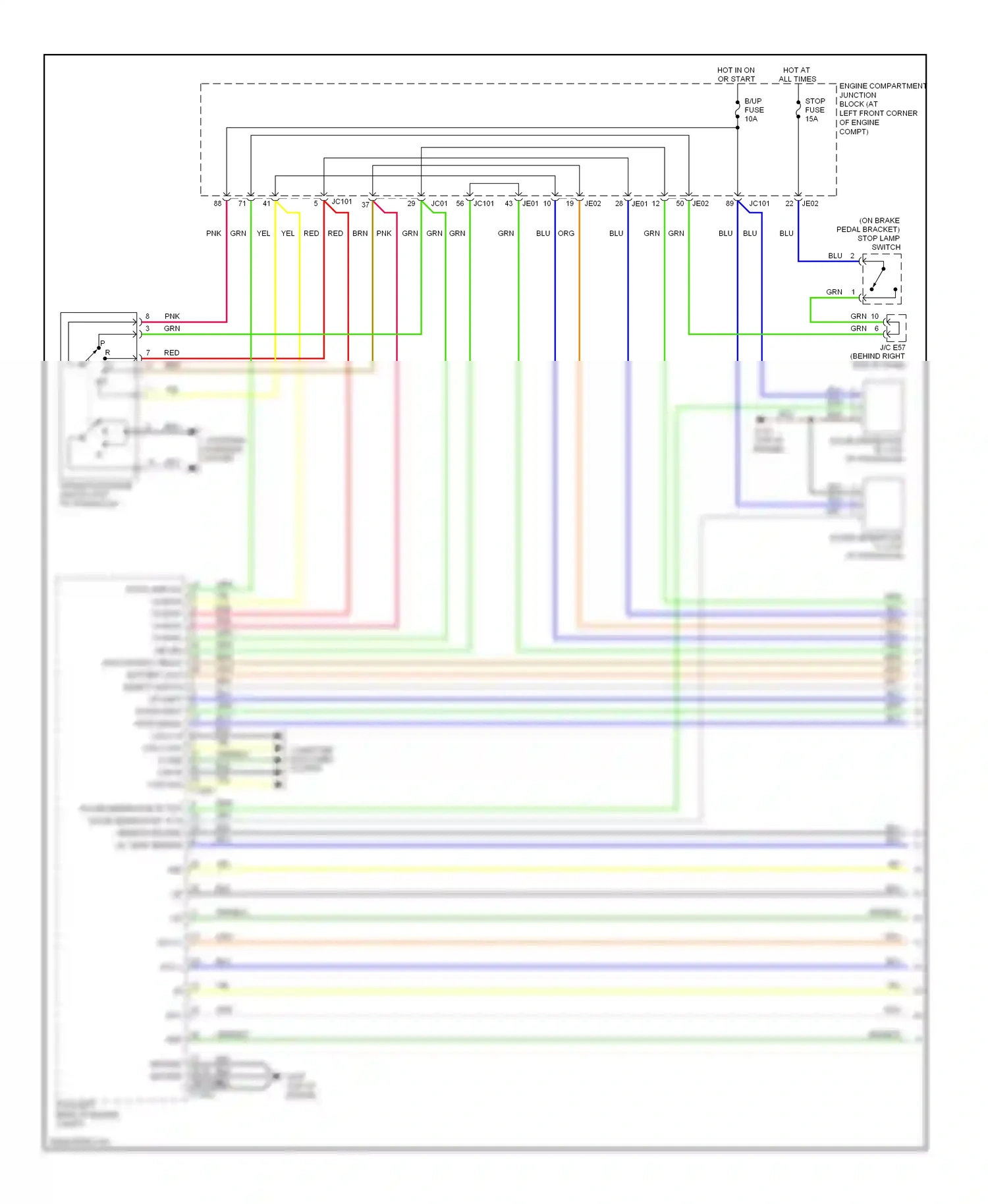 Wiring diagram computer data lines system for Hyundai Sonata V facelift (2007-2010) (2 of 9)