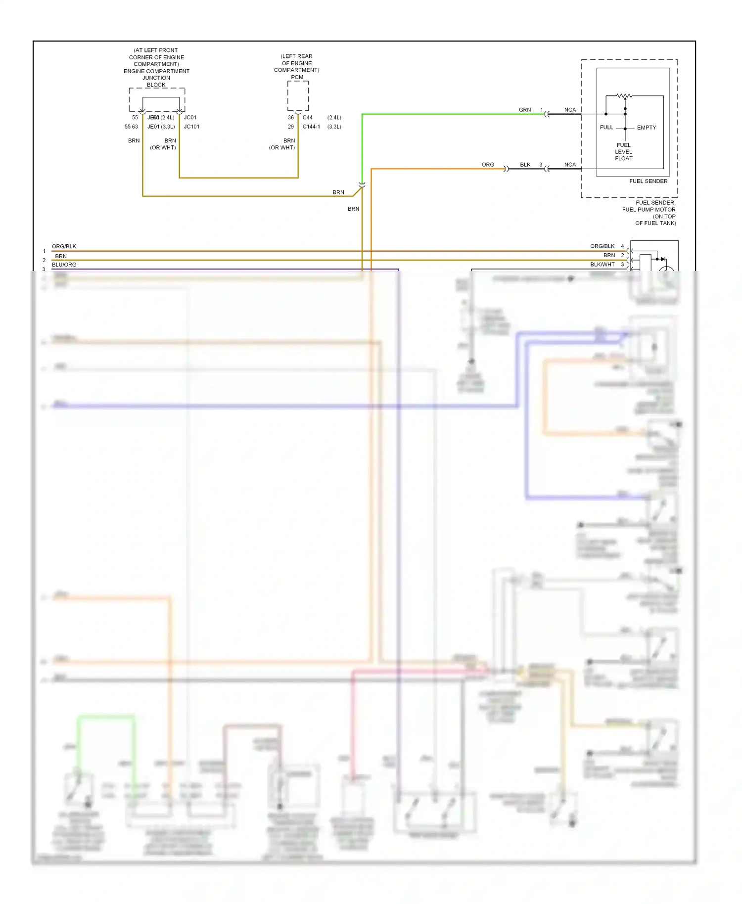 Wiring diagram nca for Hyundai Sonata V facelift (2007-2010) (24 of 41)