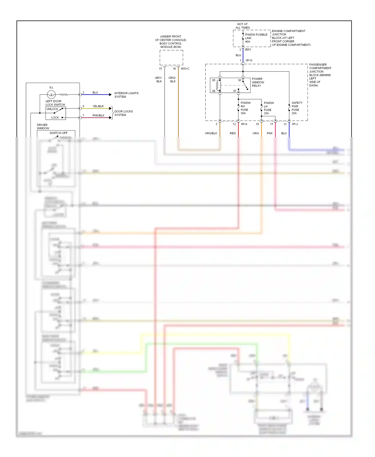 Wiring diagram red for Hyundai Sonata V facelift (2007-2010) (35 of 51)