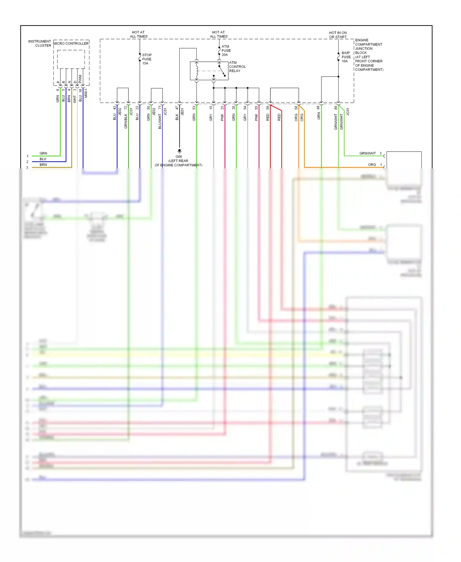 Wiring diagram red for Hyundai Sonata V facelift (2007-2010) (42 of 51)