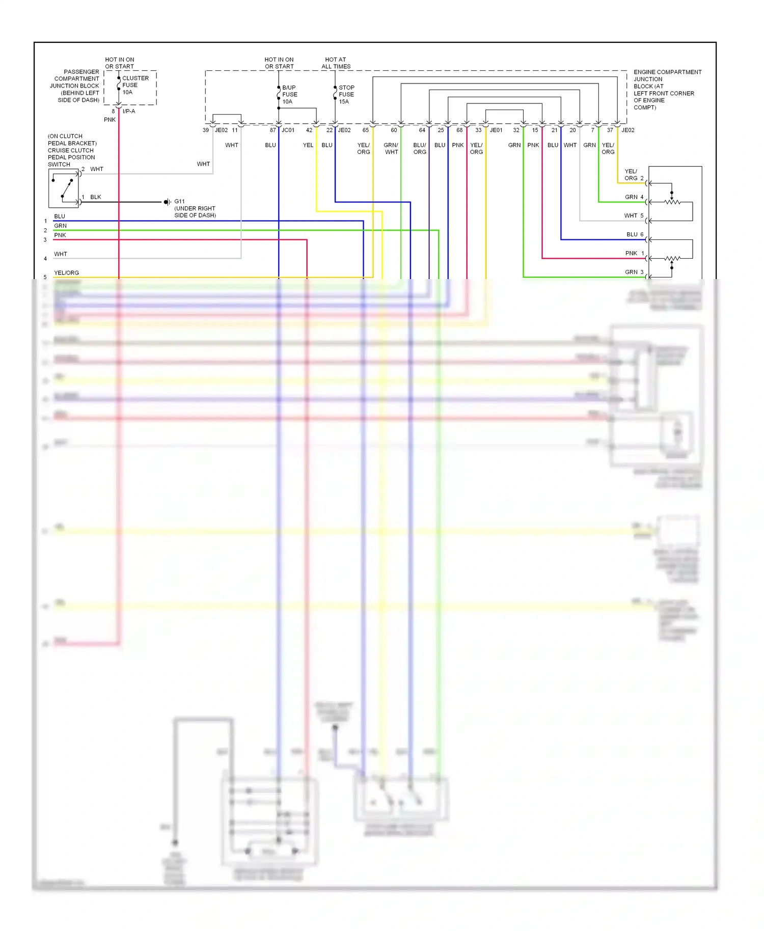 Wiring diagram throttle position sensor for Hyundai Sonata V facelift (2007-2010) (1 of 2)