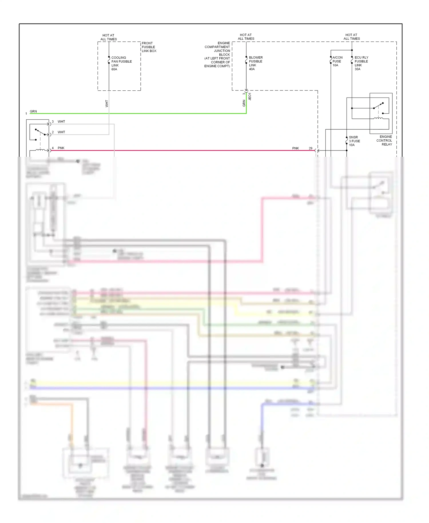 Wiring diagram transmissions system for Hyundai Sonata V facelift (2007-2010) (1 of 6)
