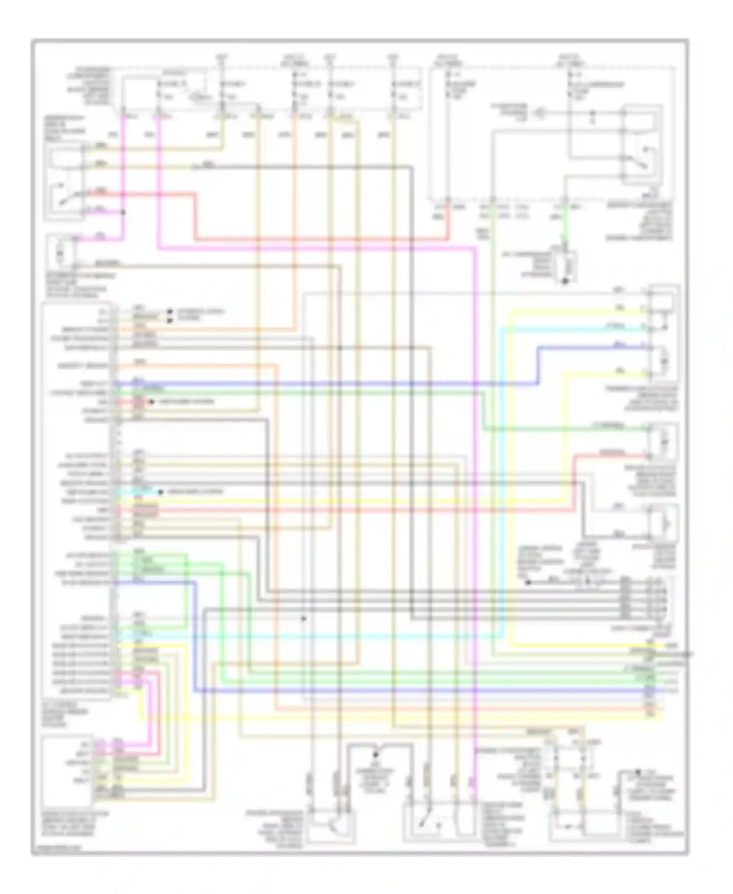 Sonata Hyundai V (2004-2007): Automatic a/c circuit (1 of 2)