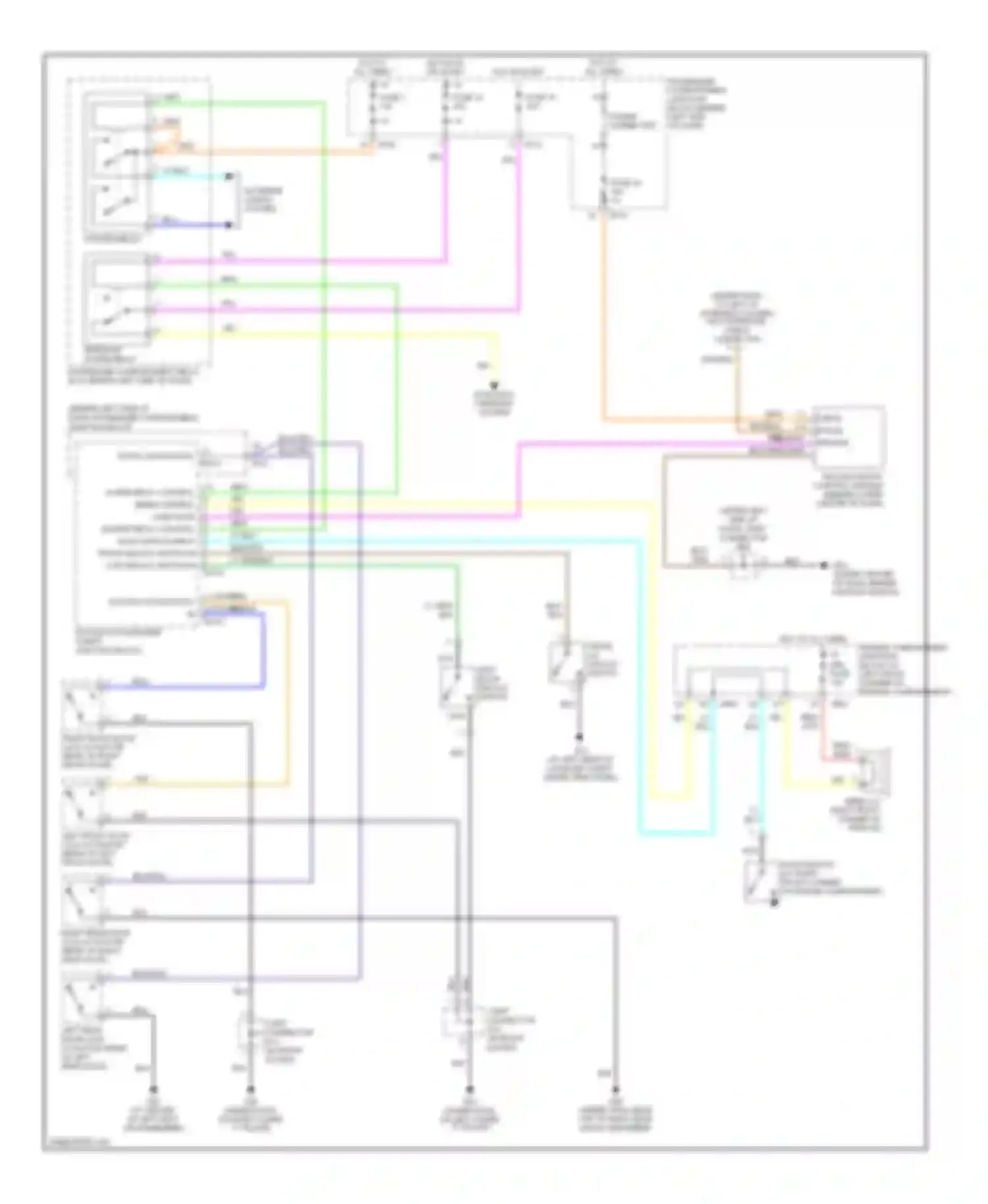 Sonata Hyundai V (2004-2007): Forced entry circuit