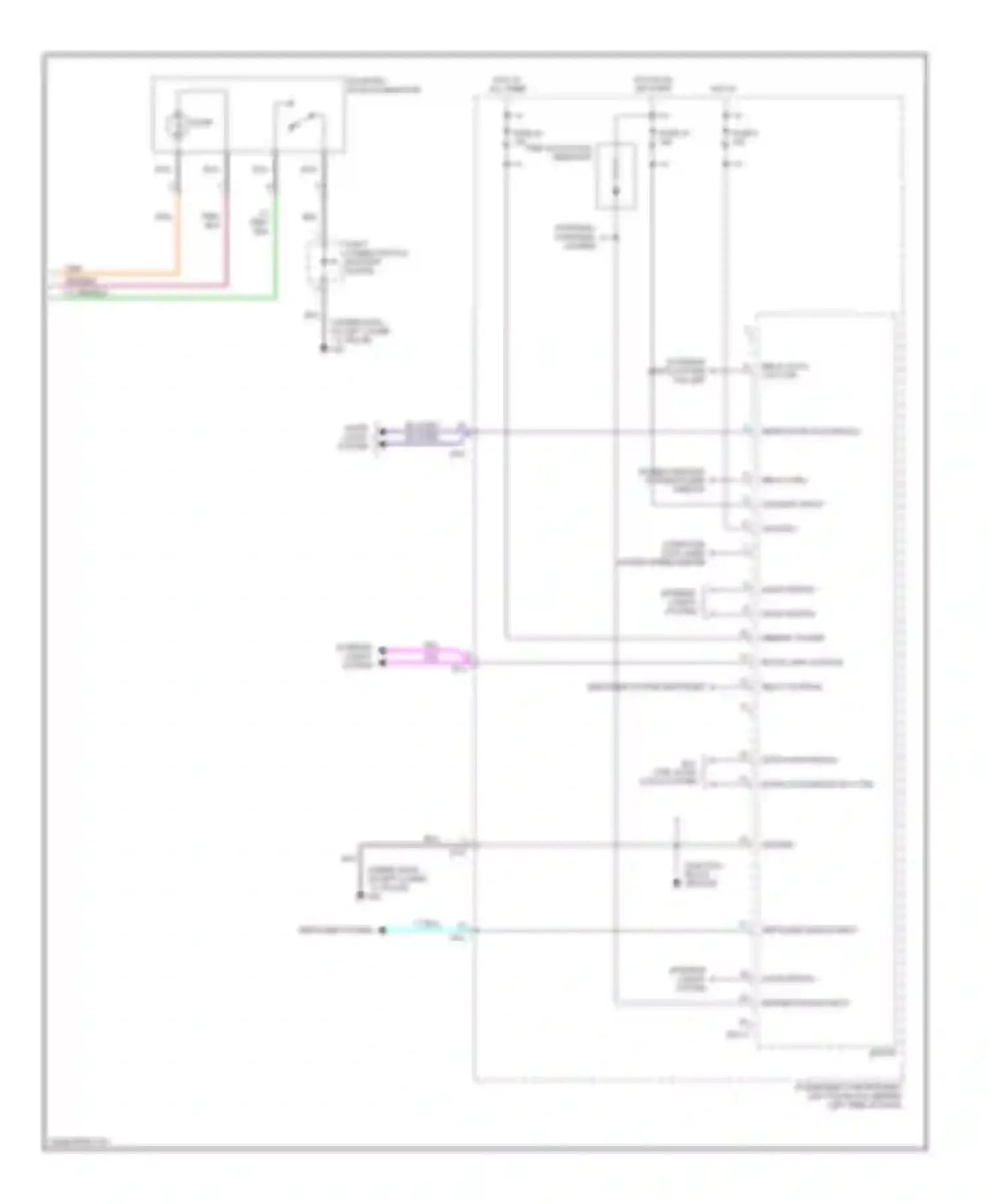 Sonata Hyundai V (2004-2007): Body control modules circuit (2 of 2)