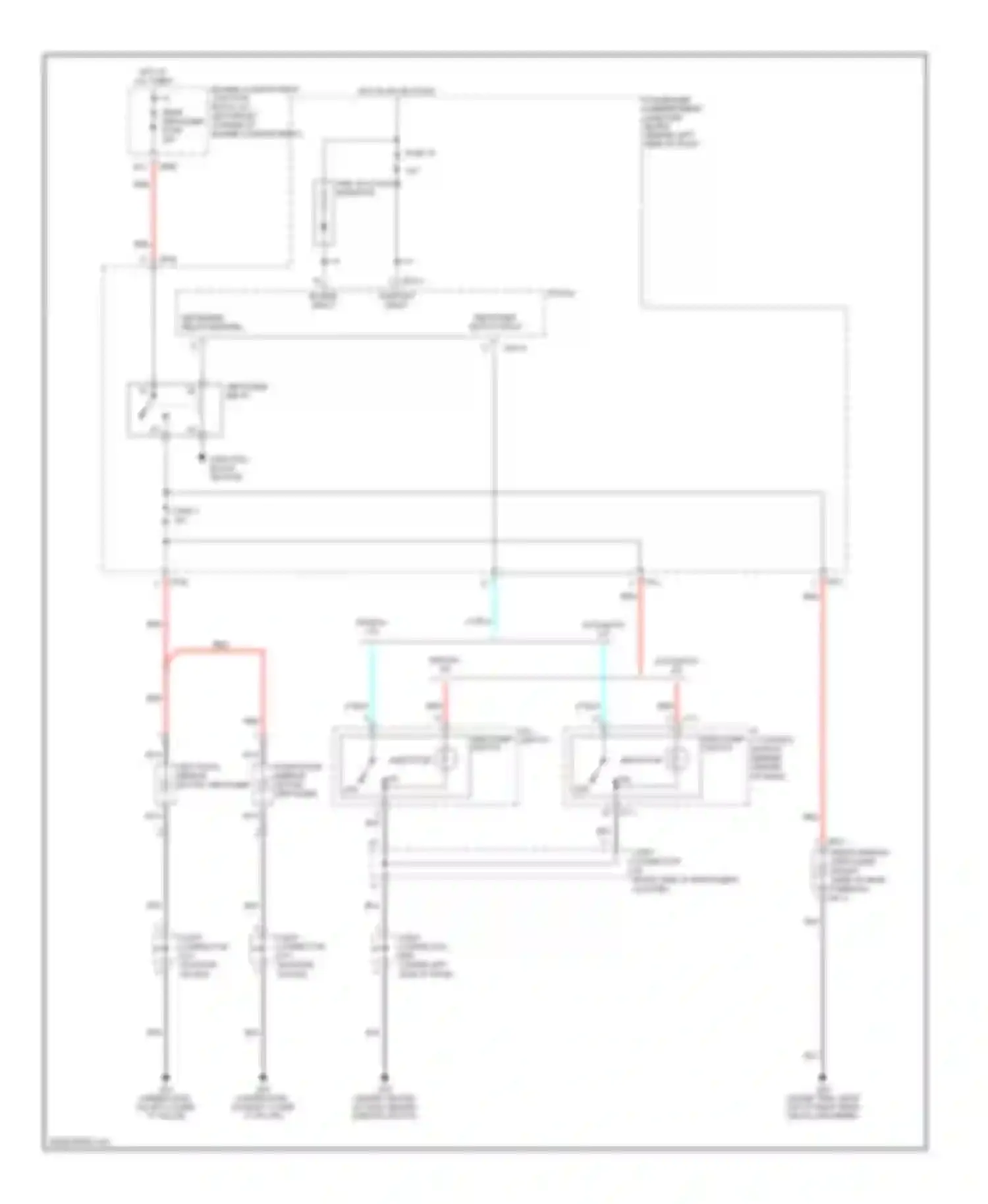 Sonata Hyundai V (2004-2007): Defoggers circuit