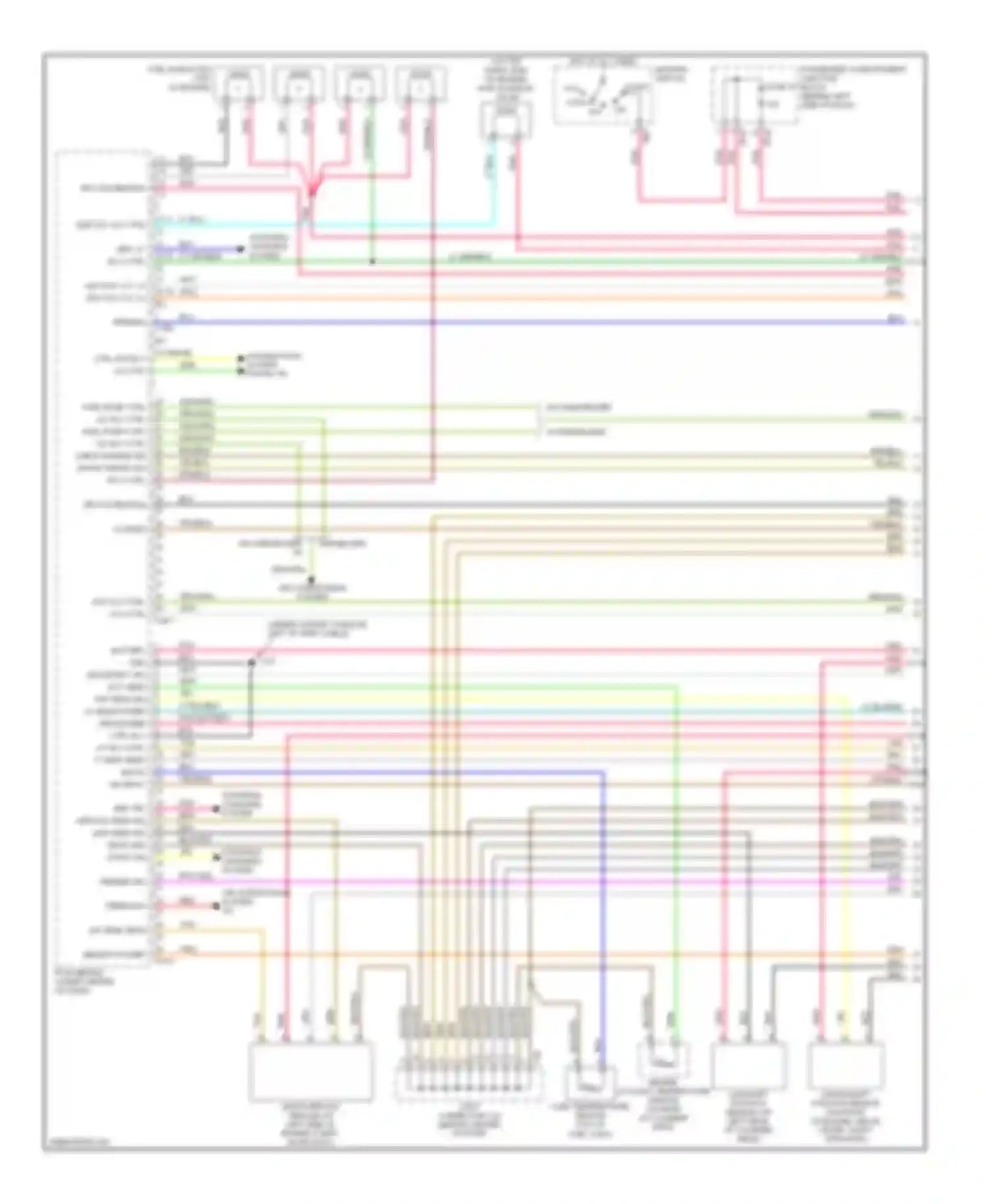 Sonata Hyundai V (2004-2007): Wiring diagram engine performance 2.4l, a/t (1 of 5)