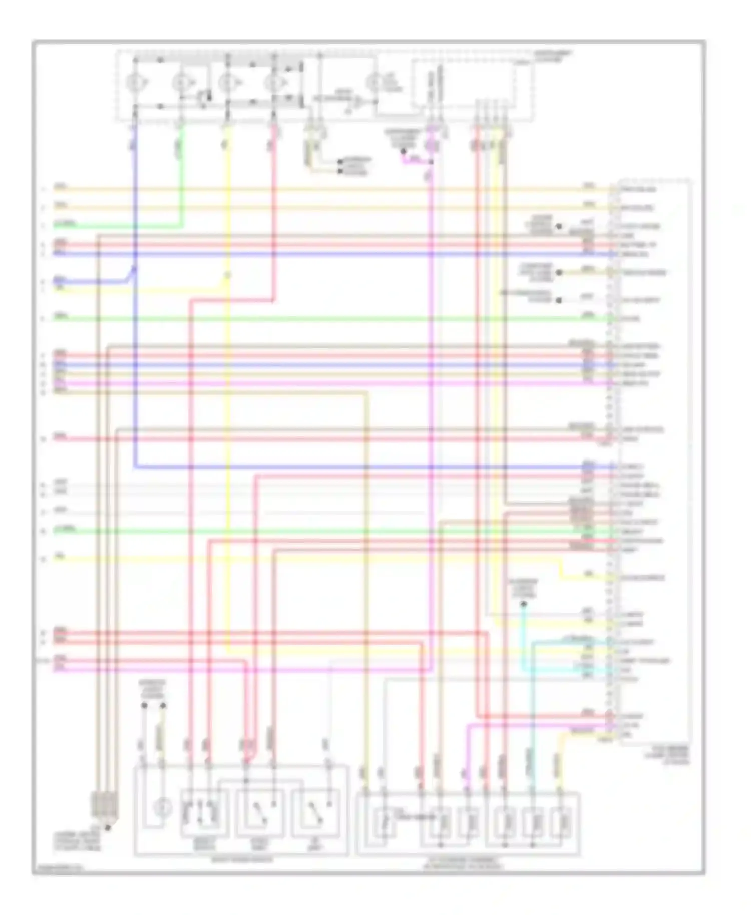Sonata Hyundai V (2004-2007): Wiring diagram engine performance 2.4l, a/t (5 of 5)