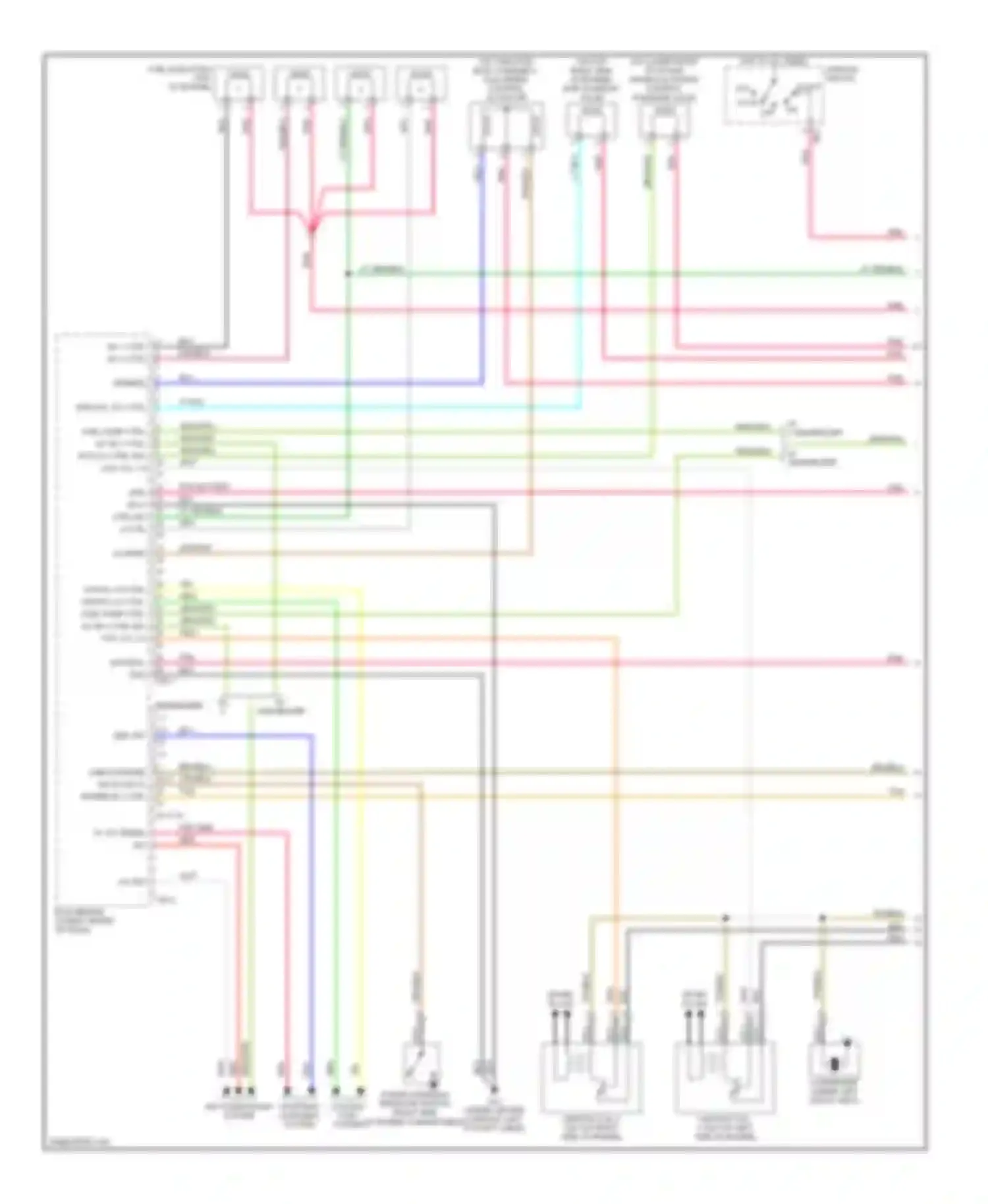 Sonata Hyundai V (2004-2007): Wiring diagram engine performance 2.4l, m/t (1 of 3)
