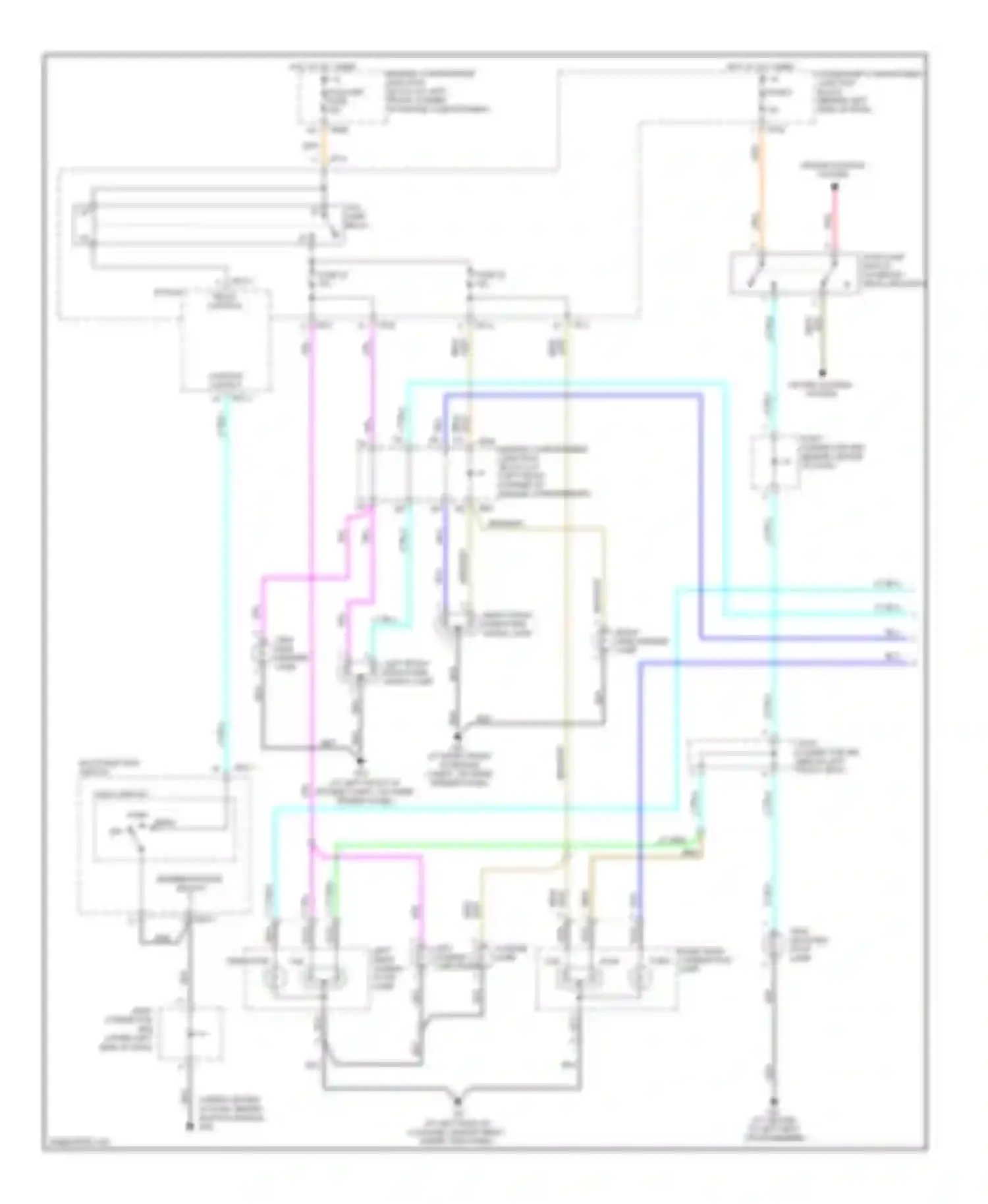 Sonata Hyundai V (2004-2007): Exterior lamps circuit (1 of 2)