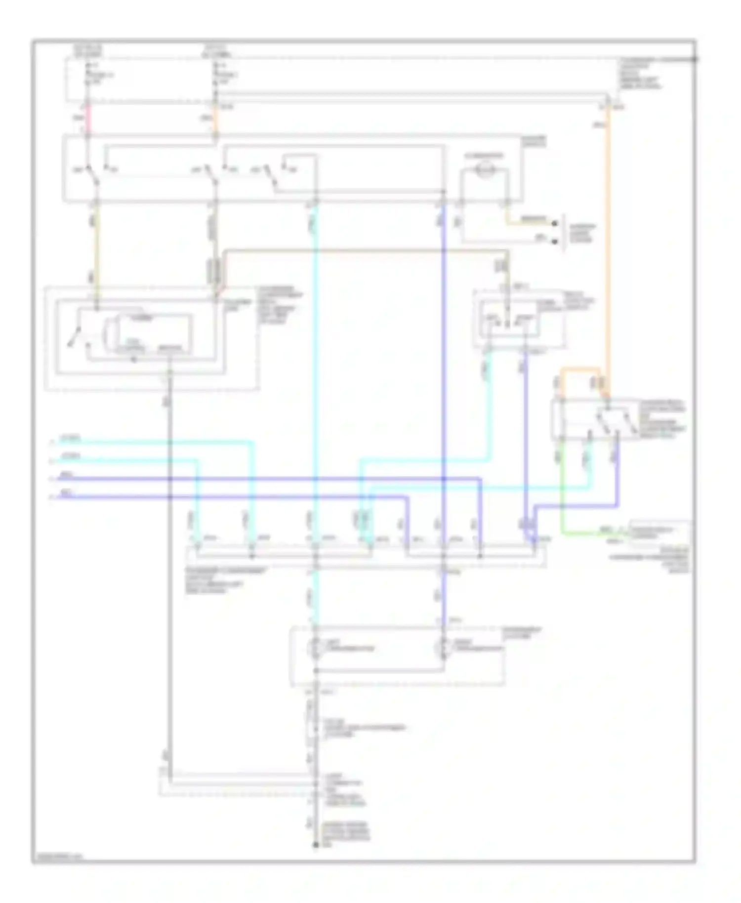 Sonata Hyundai V (2004-2007): Exterior lamps circuit (2 of 2)