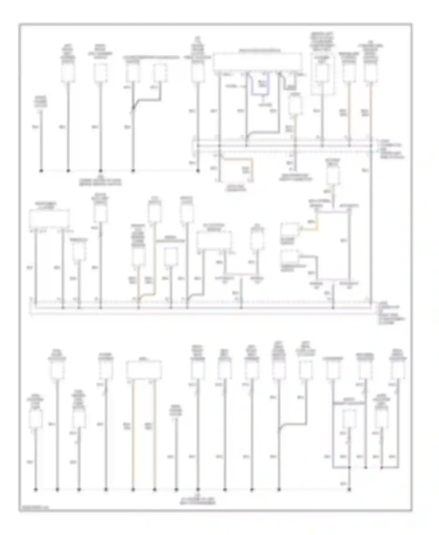 Sonata Hyundai V (2004-2007): Ground distribution circuit (2 of 4)