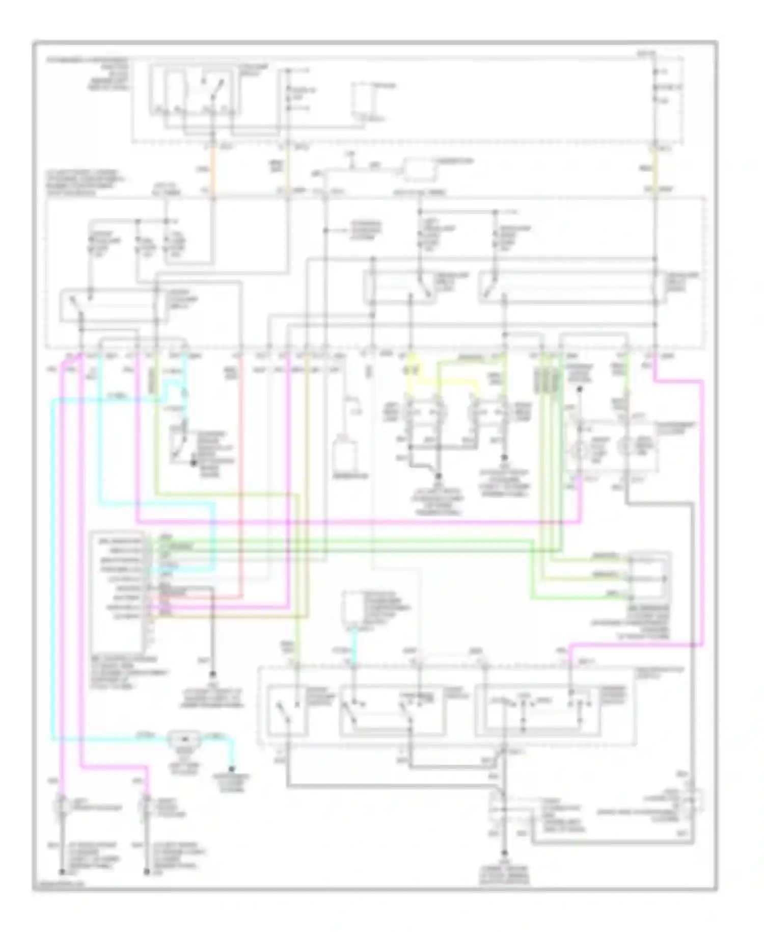 Sonata Hyundai V (2004-2007): Headlights circuit, with drl