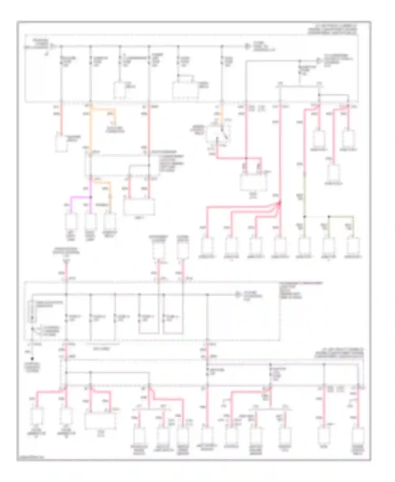 Sonata Hyundai V (2004-2007): Power distribution circuit (2 of 5)