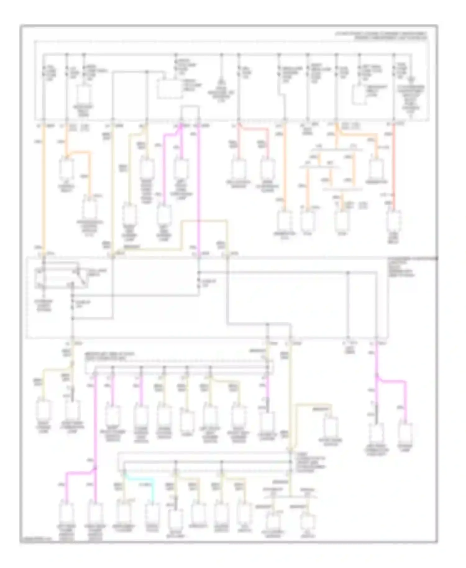 Sonata Hyundai V (2004-2007): Power distribution circuit (3 of 5)