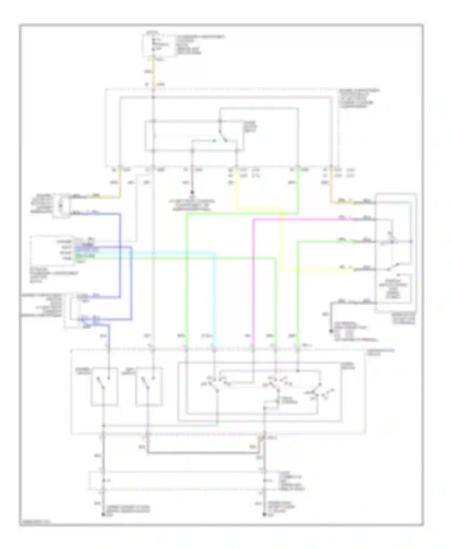 Sonata Hyundai V (2004-2007): Wiper/washer circuit