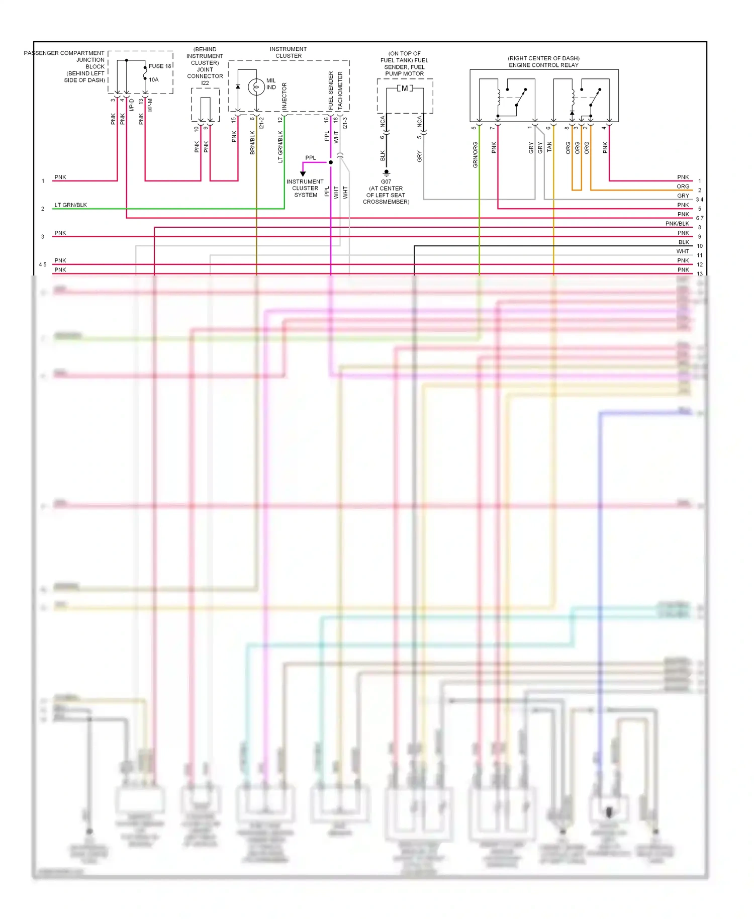 Wiring diagram i/p-d for Hyundai Sonata V (2004-2007) (10 of 10)