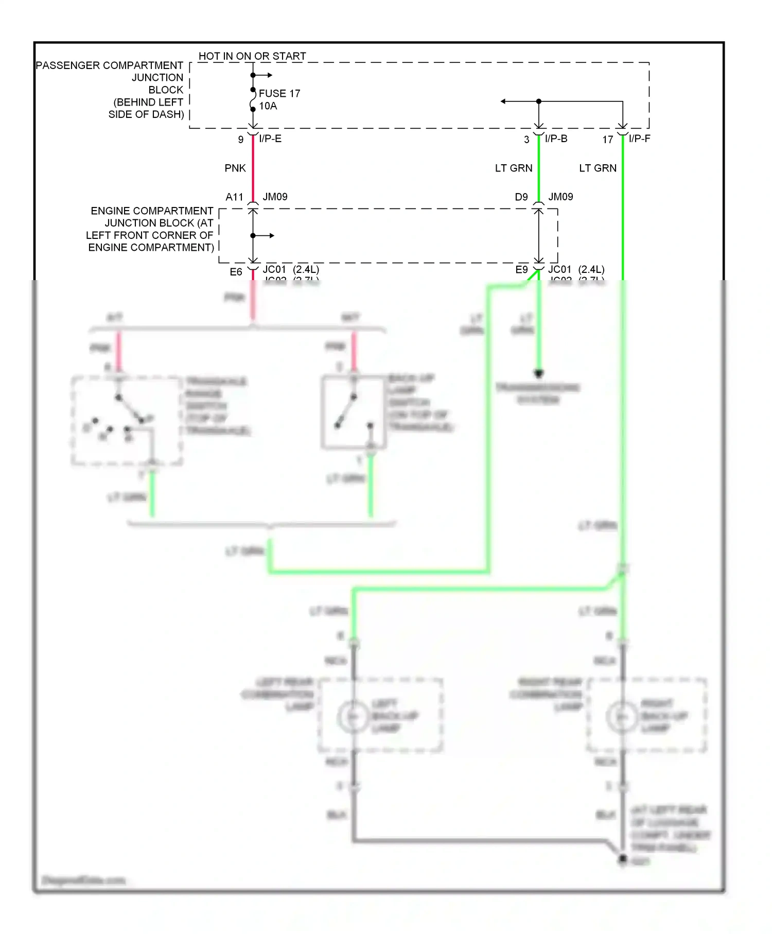 Wiring diagram i/p-e for Hyundai Sonata V (2004-2007) (2 of 15)