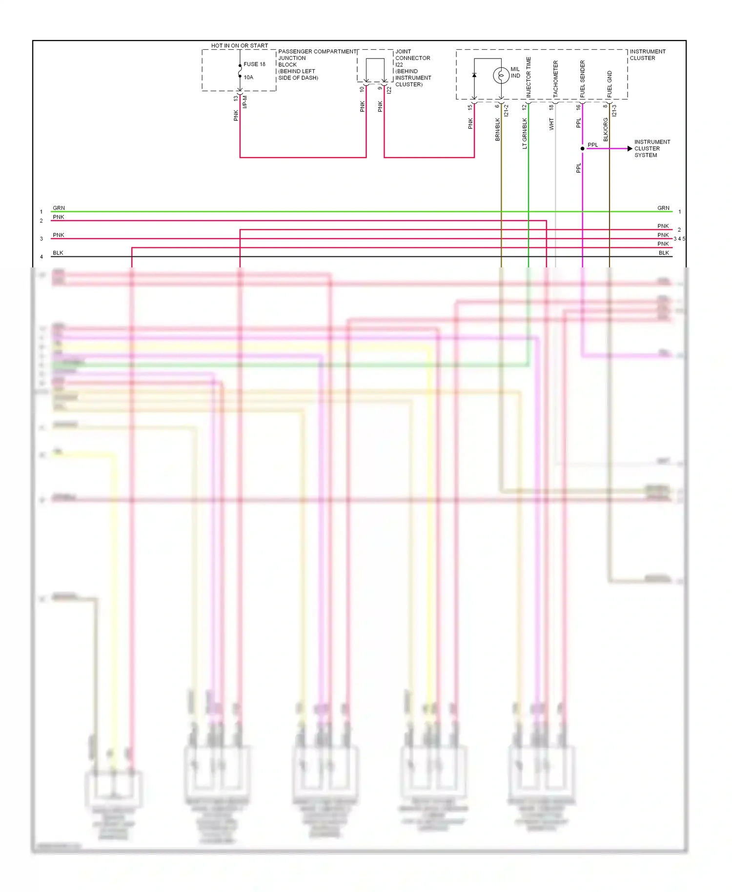 Wiring diagram i/p-m for Hyundai Sonata V (2004-2007) (10 of 16)