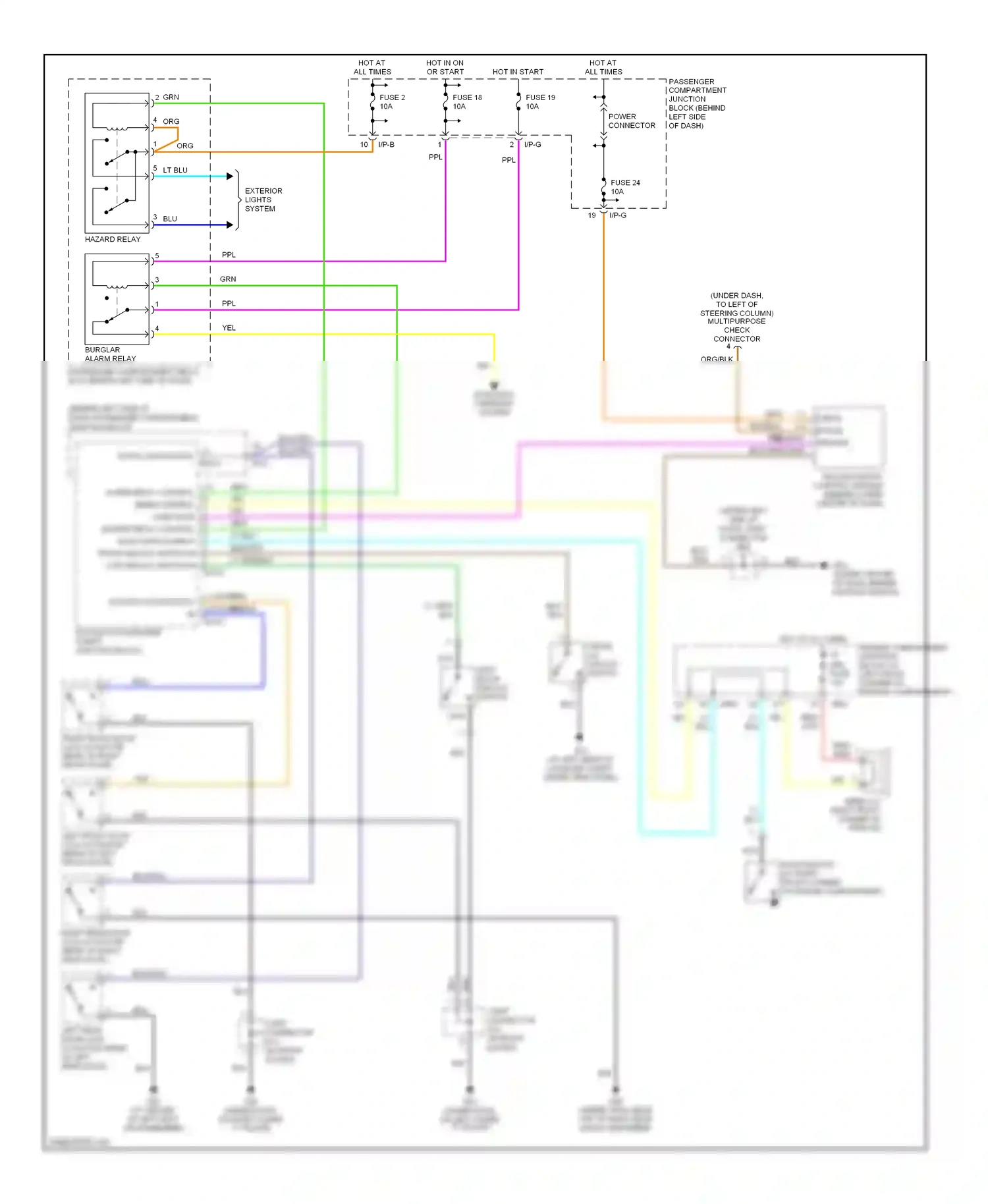 Wiring diagram joint connector for Hyundai Sonata V (2004-2007) (7 of 25)