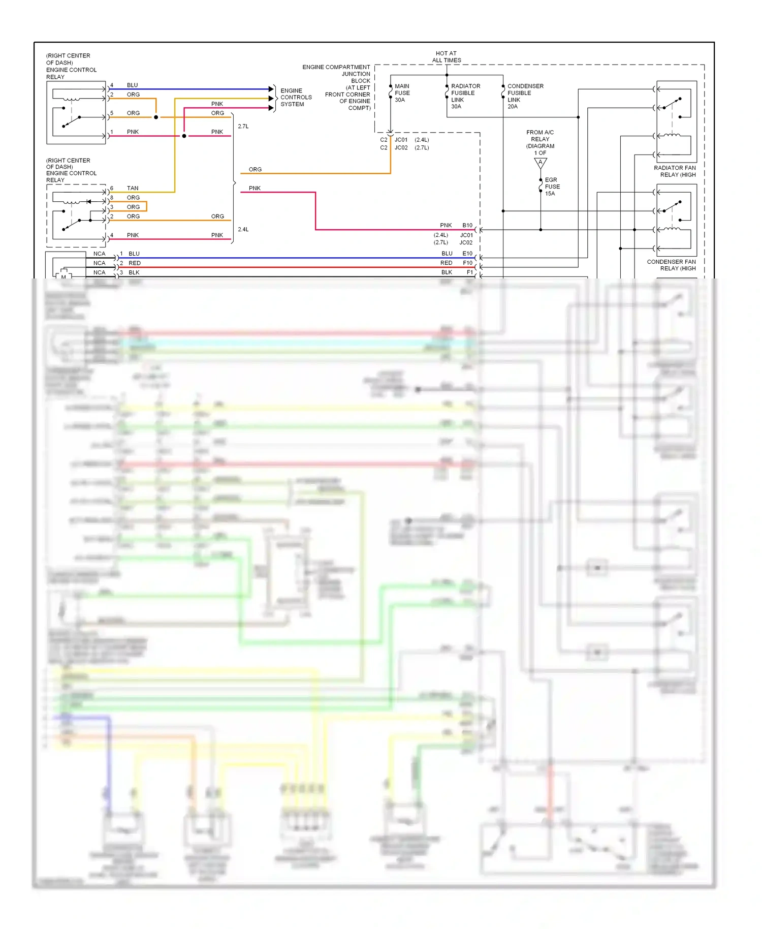 Wiring diagram lt blu for Hyundai Sonata V (2004-2007) (5 of 33)