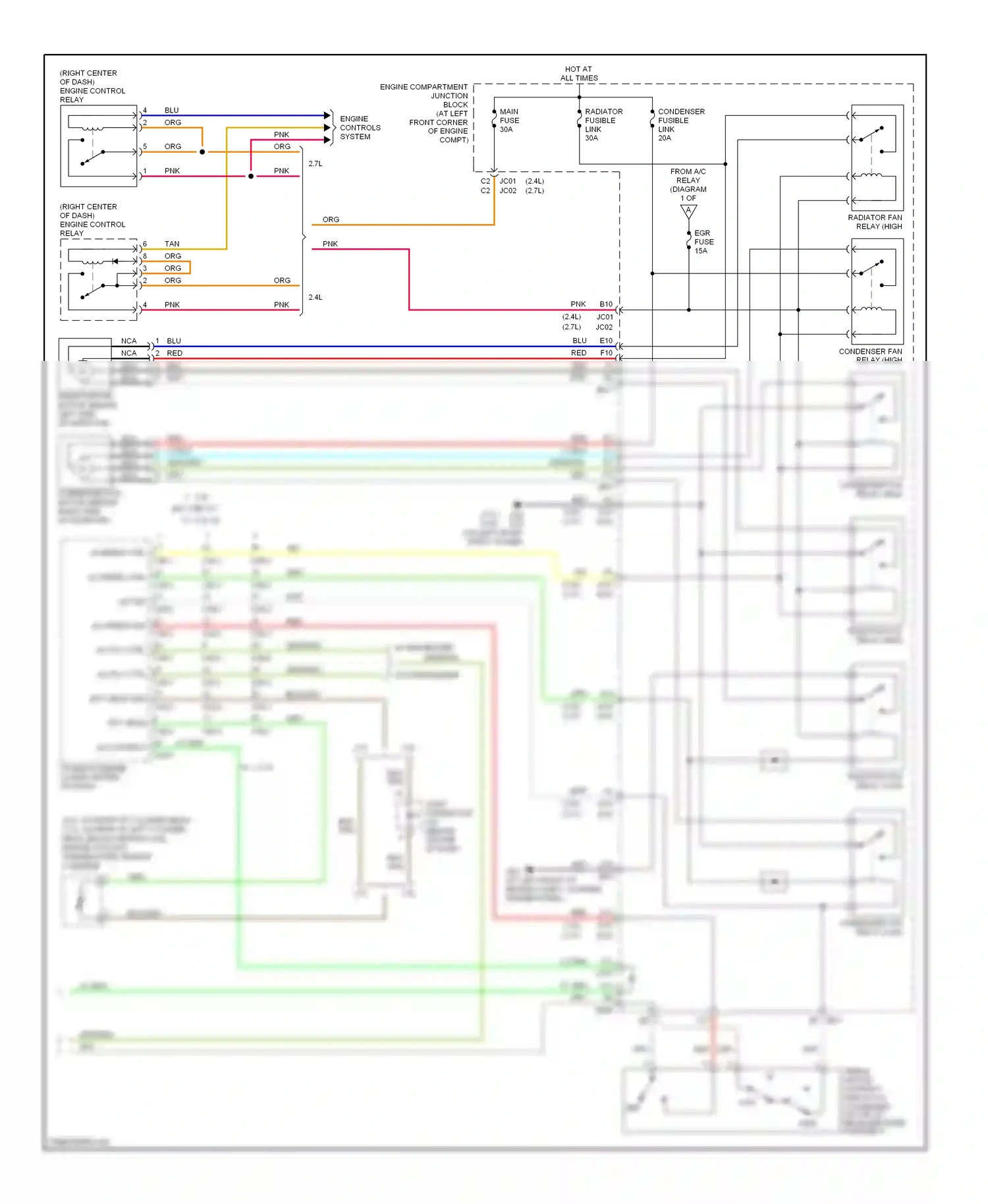 Wiring diagram nca for Hyundai Sonata V (2004-2007) (10 of 55)