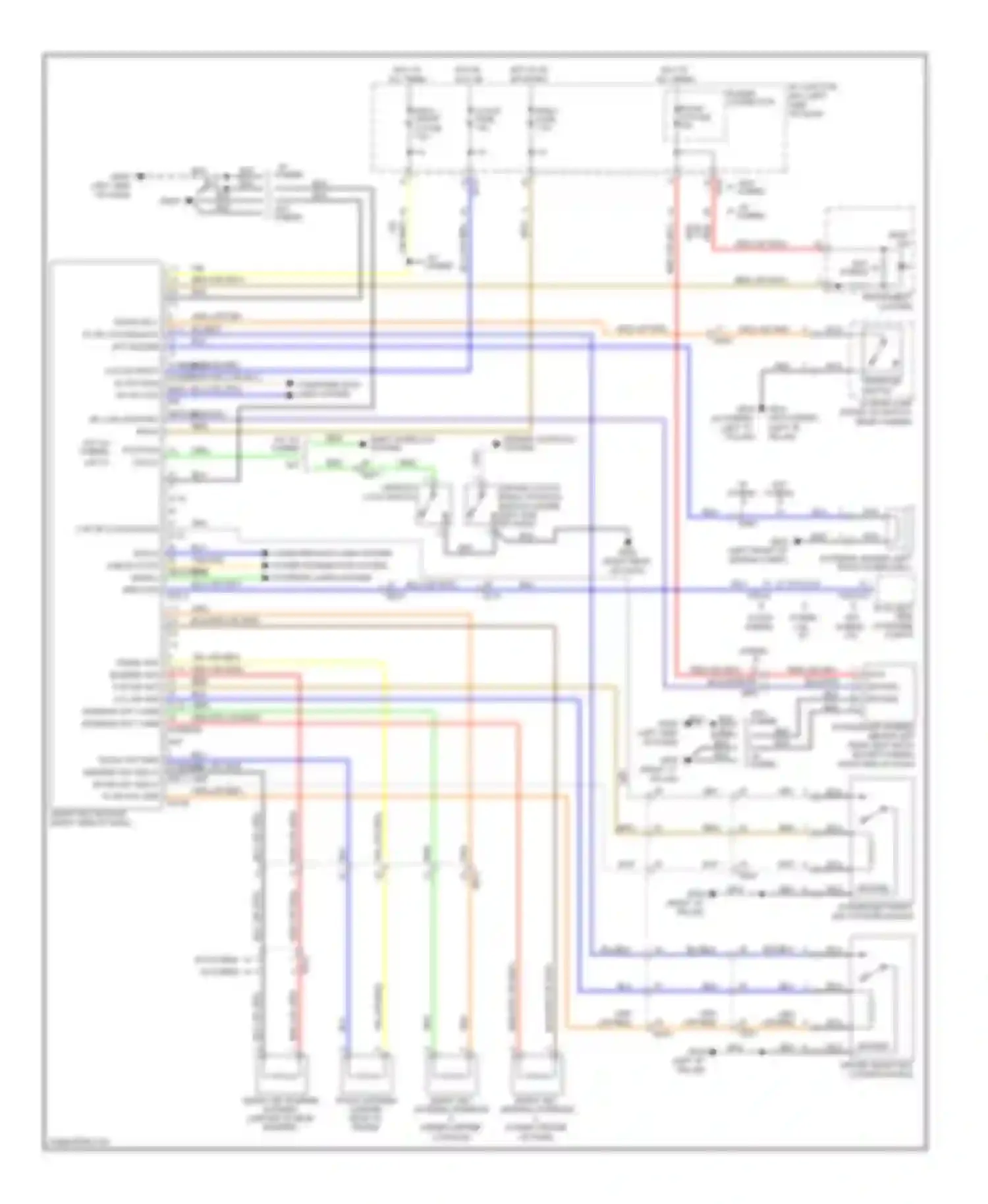 Sonata Hyundai VI (2009-2014): Immobilizer circuit, with smart key system