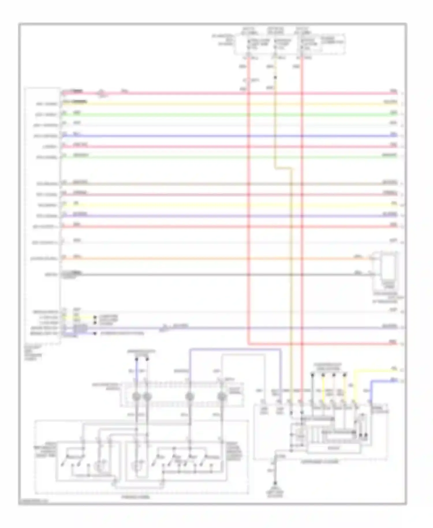 Sonata Hyundai VI (2009-2014): 2.0l, cruise control circuit (1 of 2)