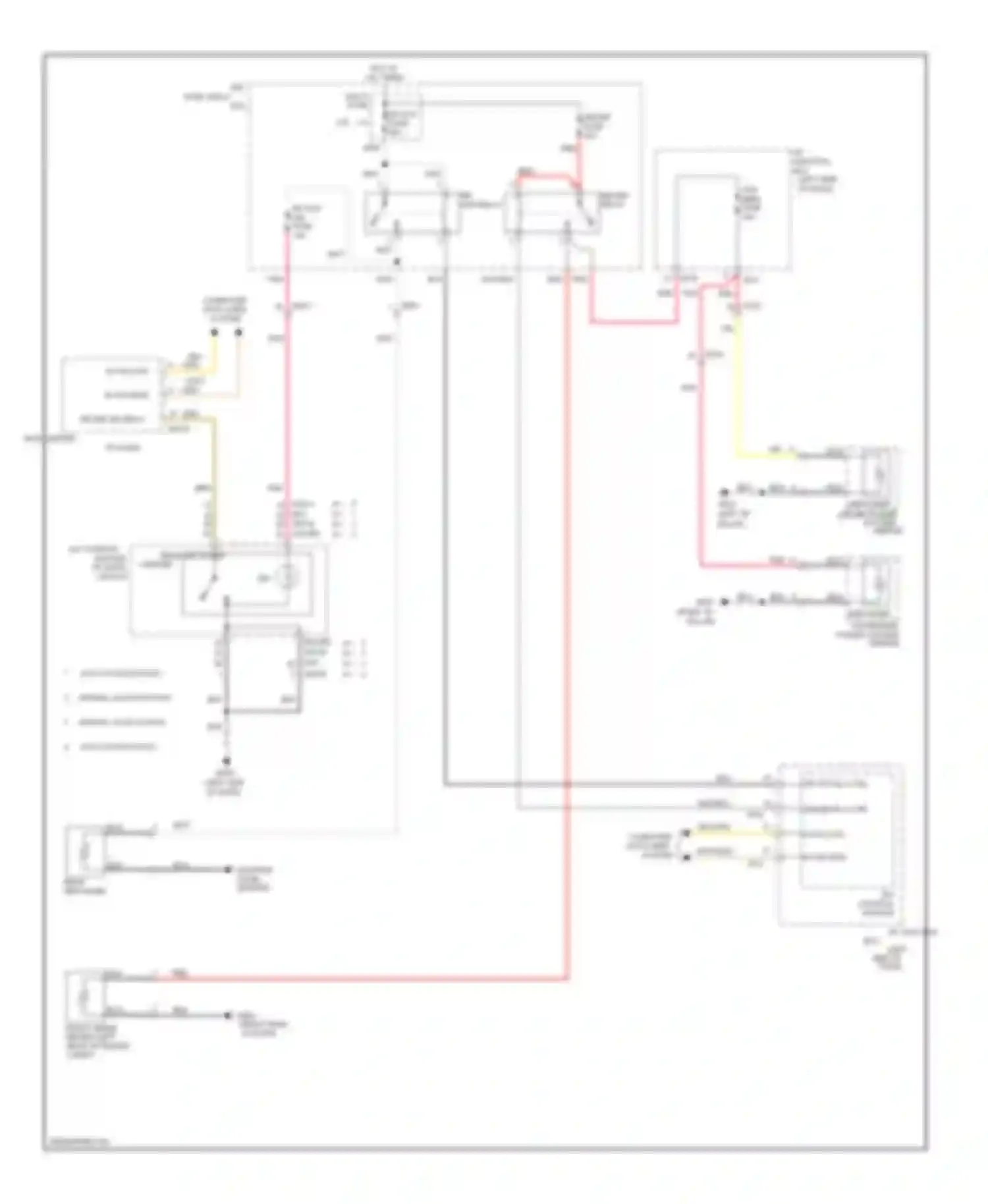 Sonata Hyundai VI (2009-2014): Defoggers circuit, except hybrid