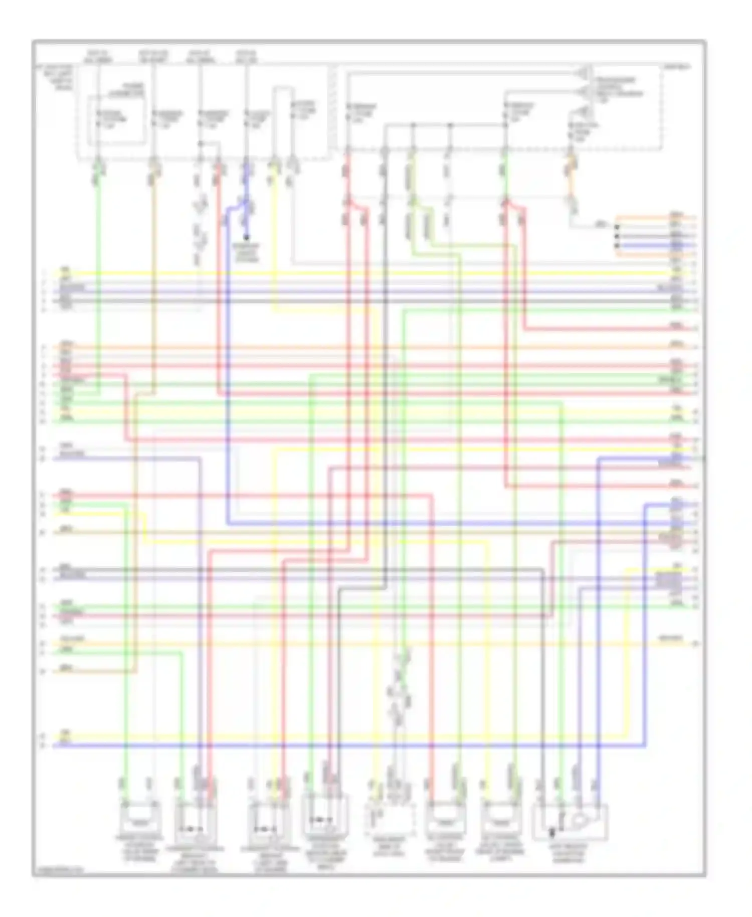 Sonata Hyundai VI (2009-2014): Wiring diagram engine performance 2.4l hybrid, mfi control circuit (2 of 5)