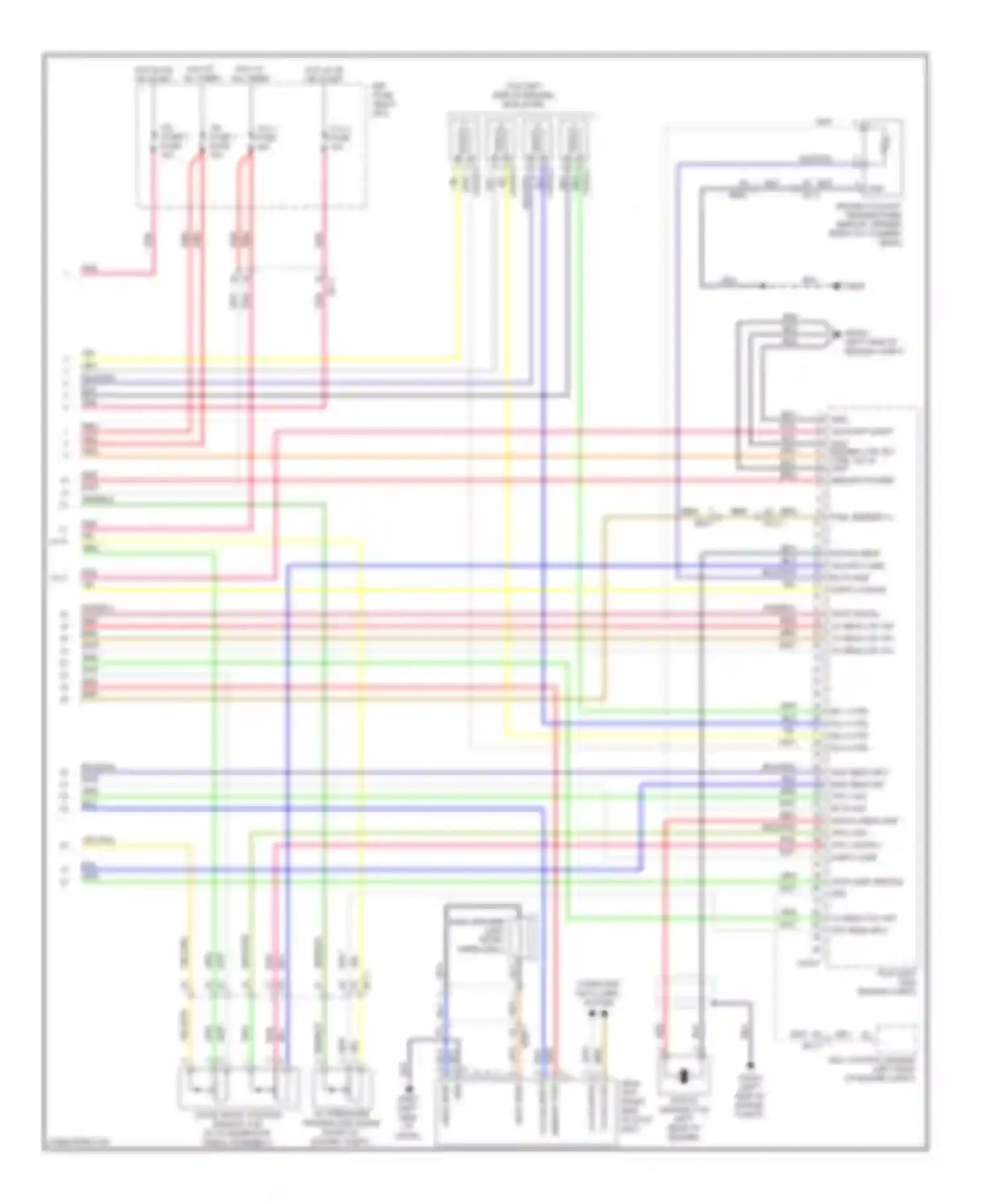 Sonata Hyundai VI (2009-2014): Wiring diagram engine performance 2.4l hybrid, mfi control circuit (5 of 5)