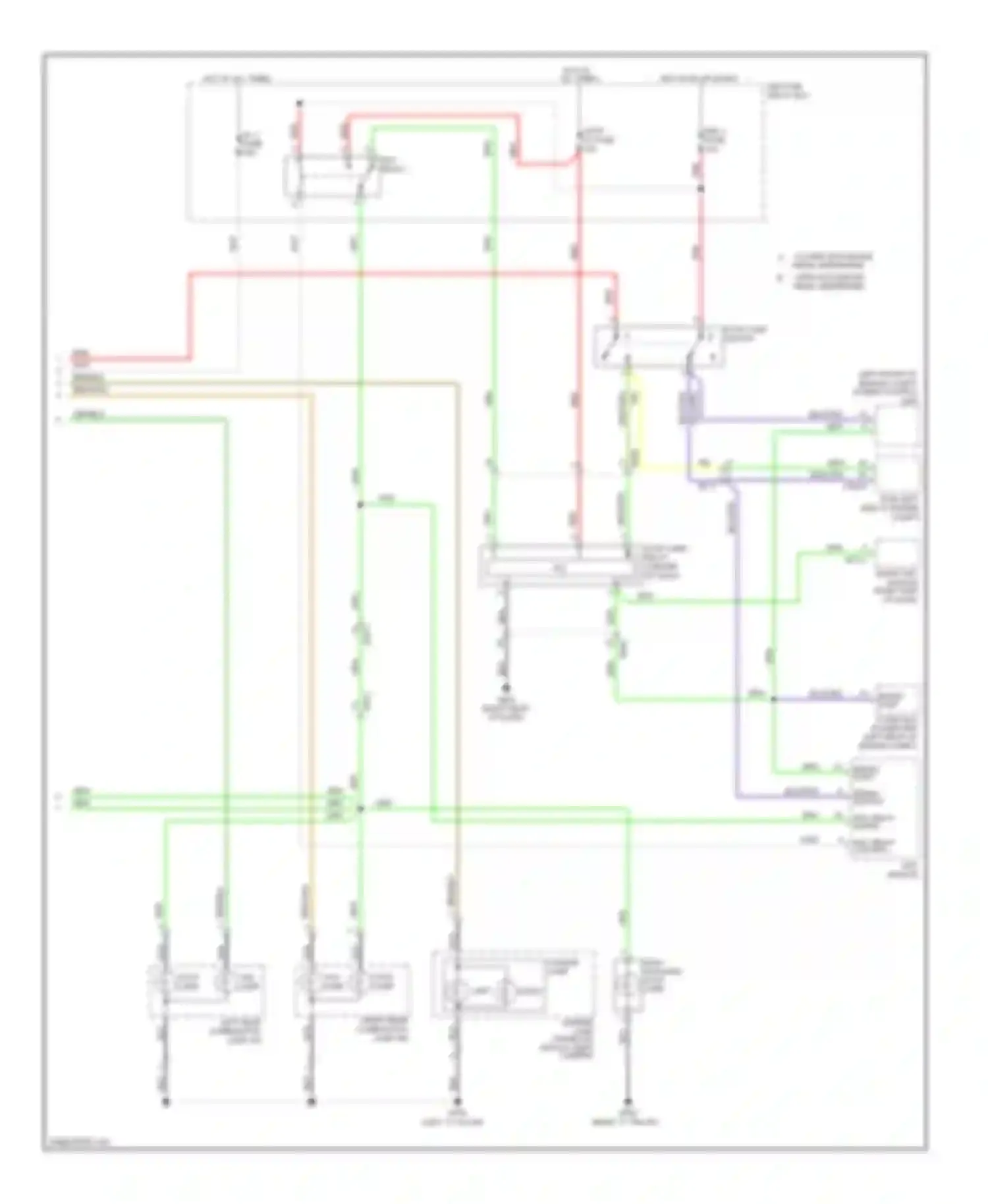 Sonata Hyundai VI (2009-2014): Exterior lamps circuit, hybrid (2 of 2)