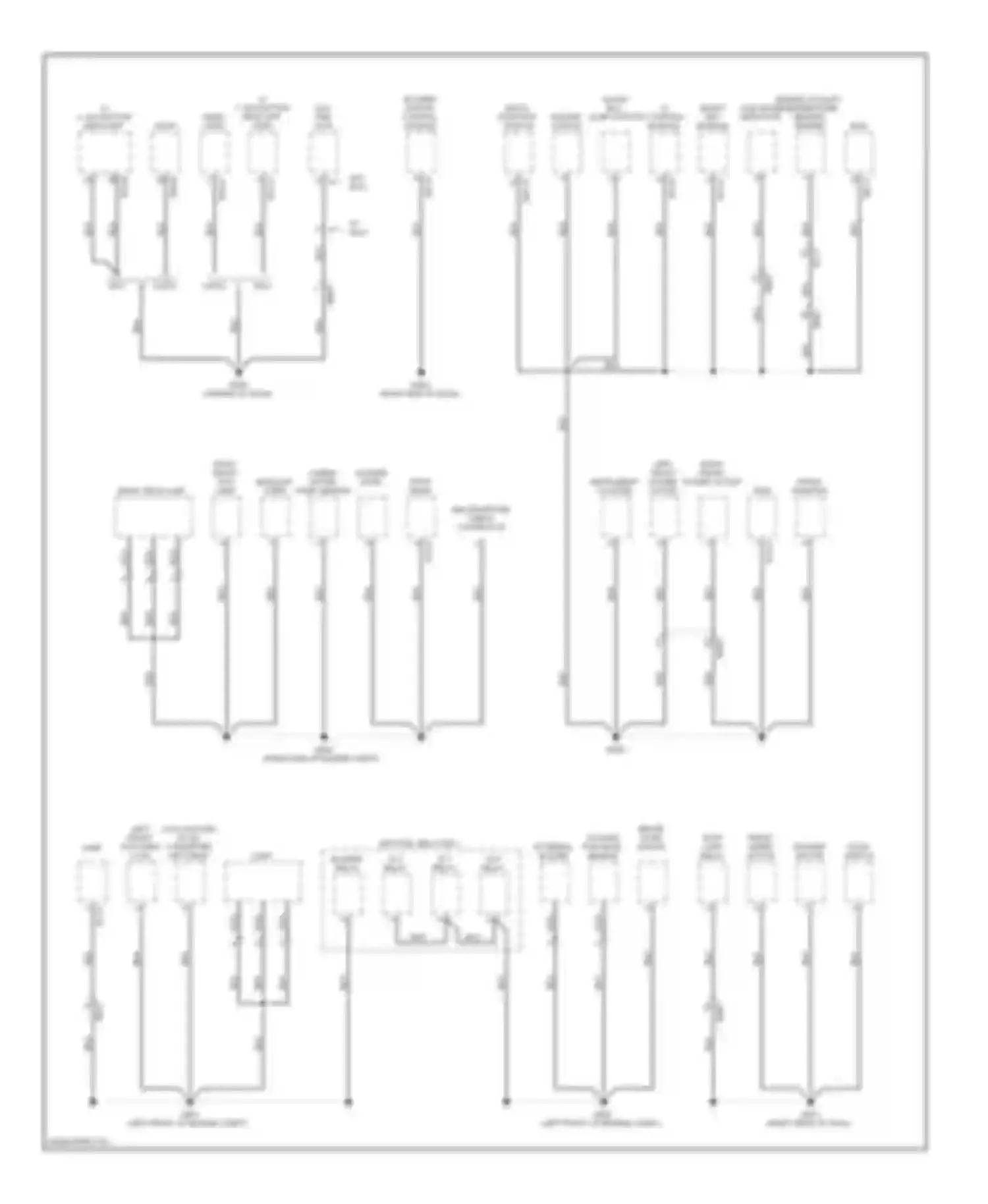 Sonata Hyundai VI (2009-2014): Ground distribution circuit, hybrid (1 of 4)