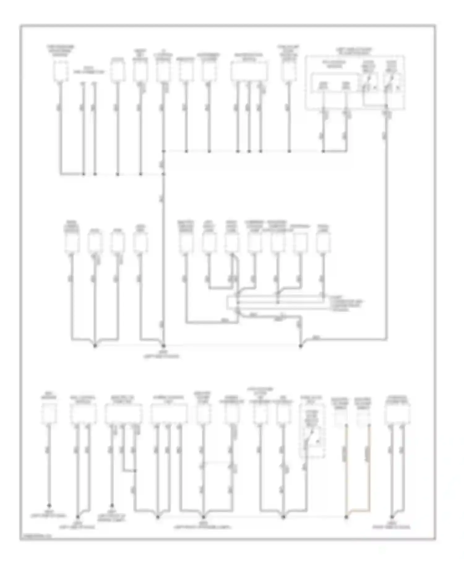 Sonata Hyundai VI (2009-2014): Ground distribution circuit, hybrid (2 of 4)