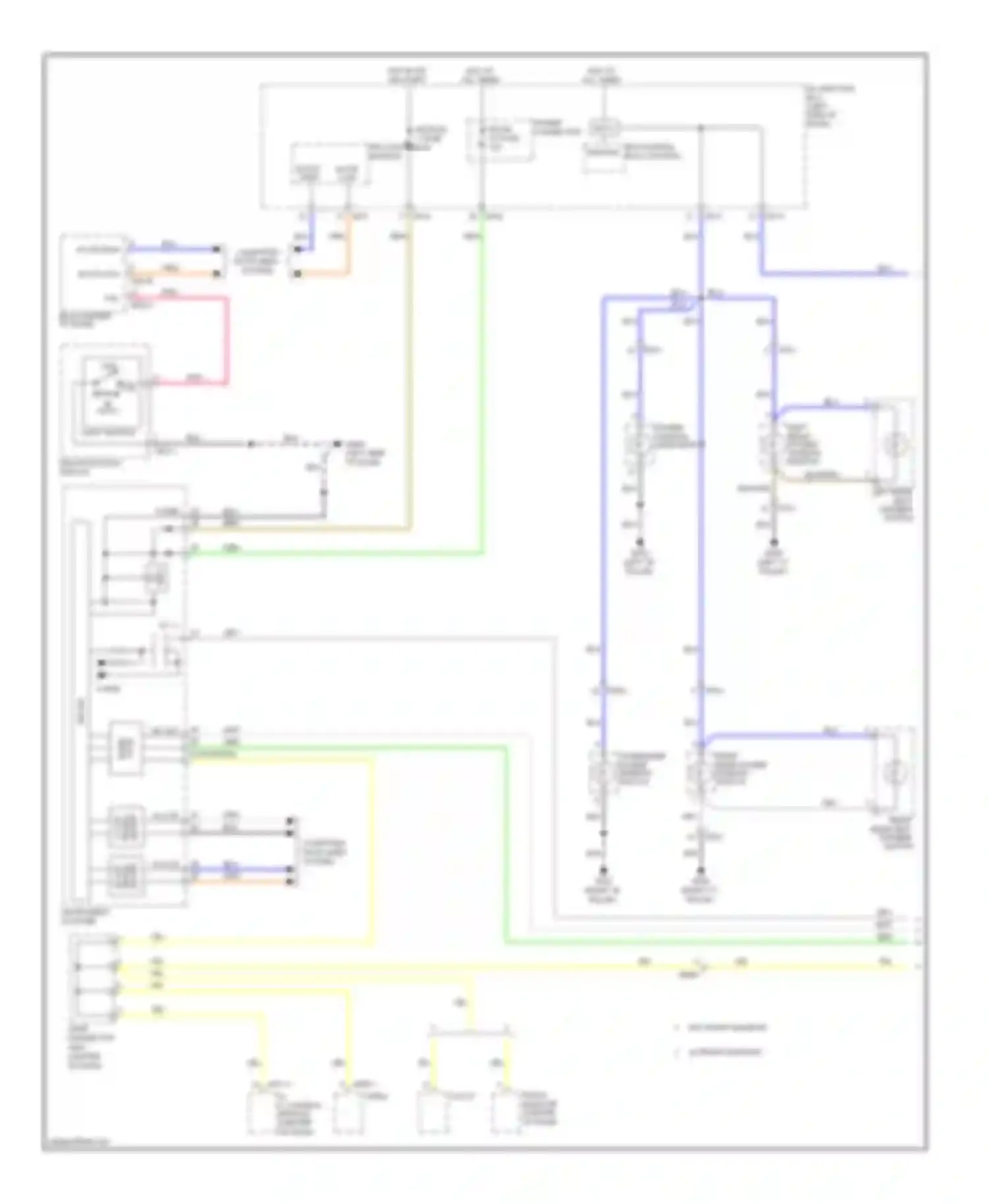 Sonata Hyundai VI (2009-2014): Instrument illumination circuit, hybrid (1 of 2)