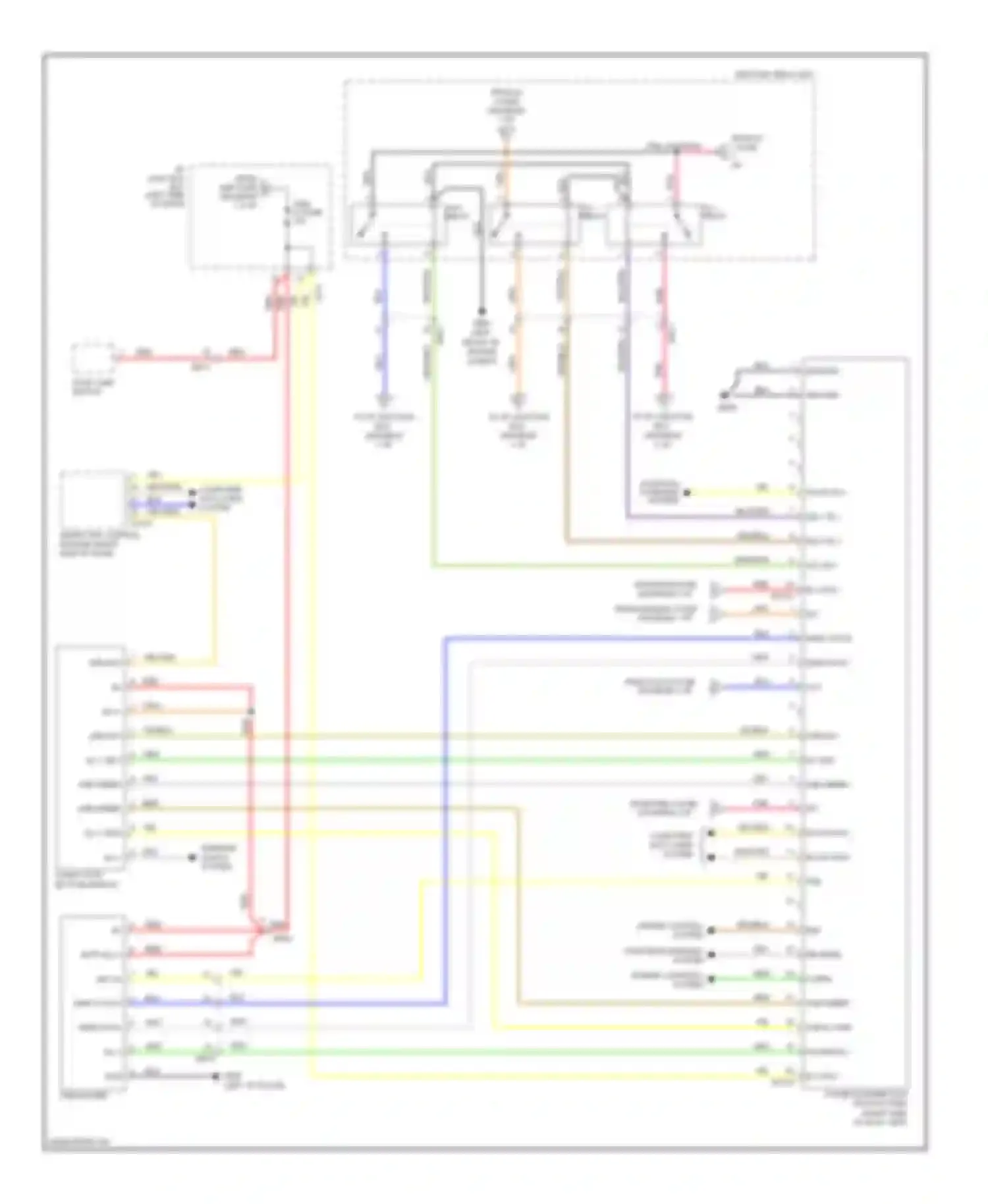 Sonata Hyundai VI (2009-2014): Power distribution circuit, except hybrid (6 of 6)