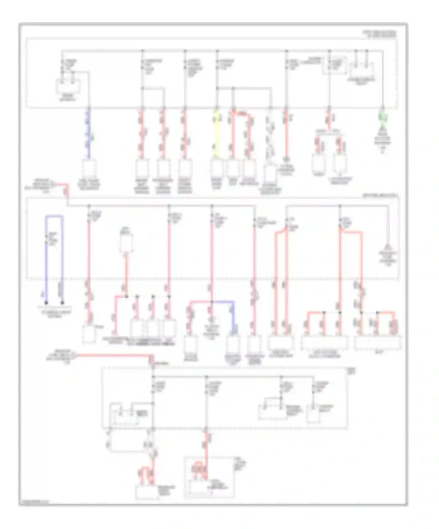 Sonata Hyundai VI (2009-2014): Power distribution circuit, hybrid (5 of 6)