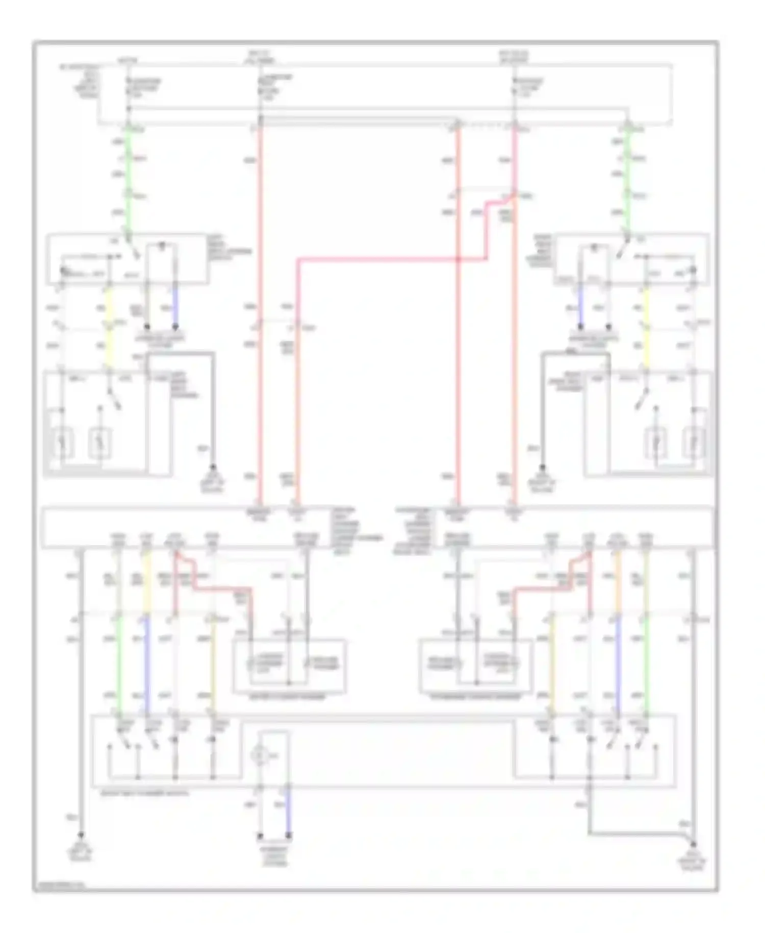 Sonata Hyundai VI (2009-2014): Heated seats circuit, hybrid