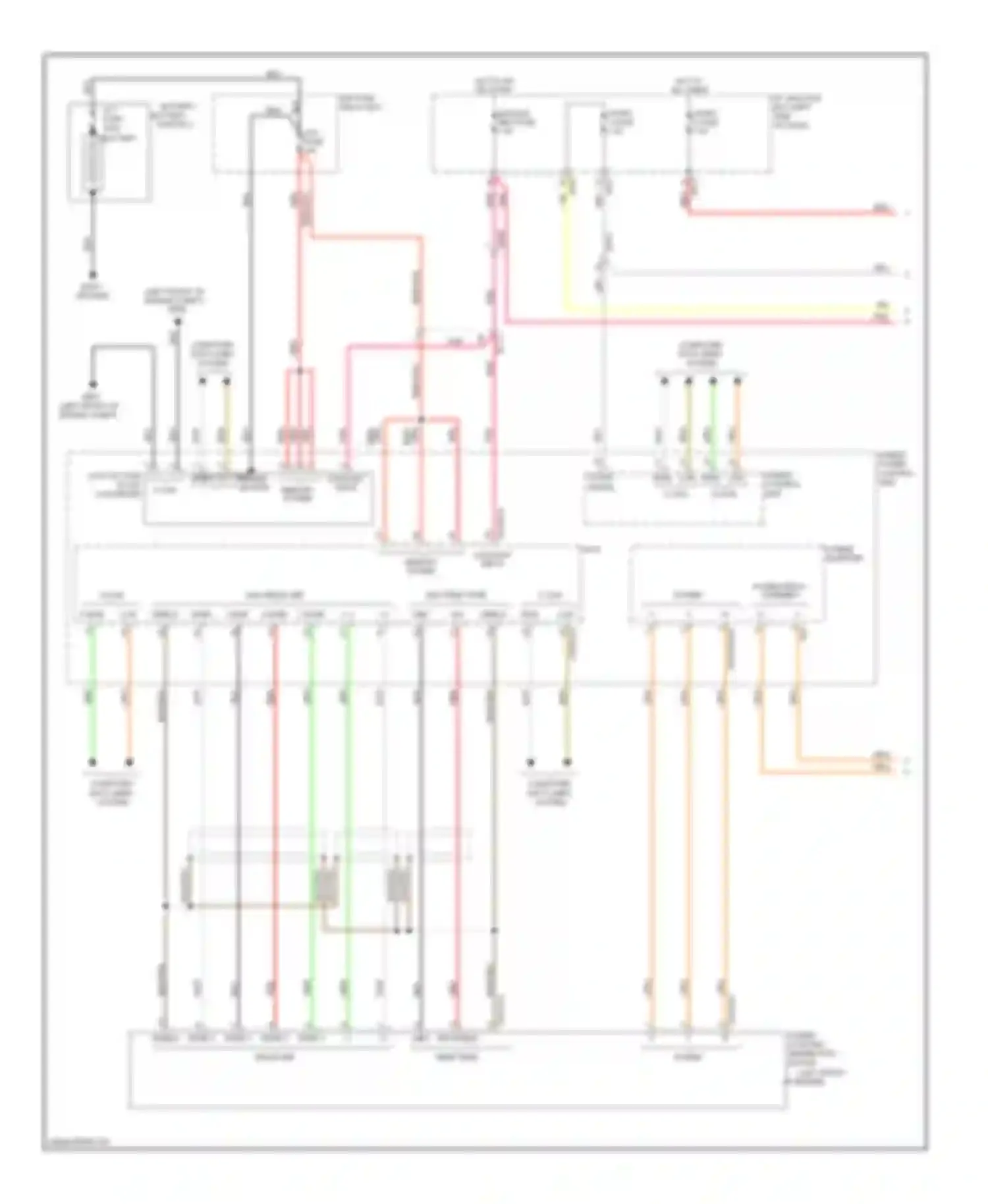 Sonata Hyundai VI (2009-2014): Starting circuit, hybrid (1 of 2)